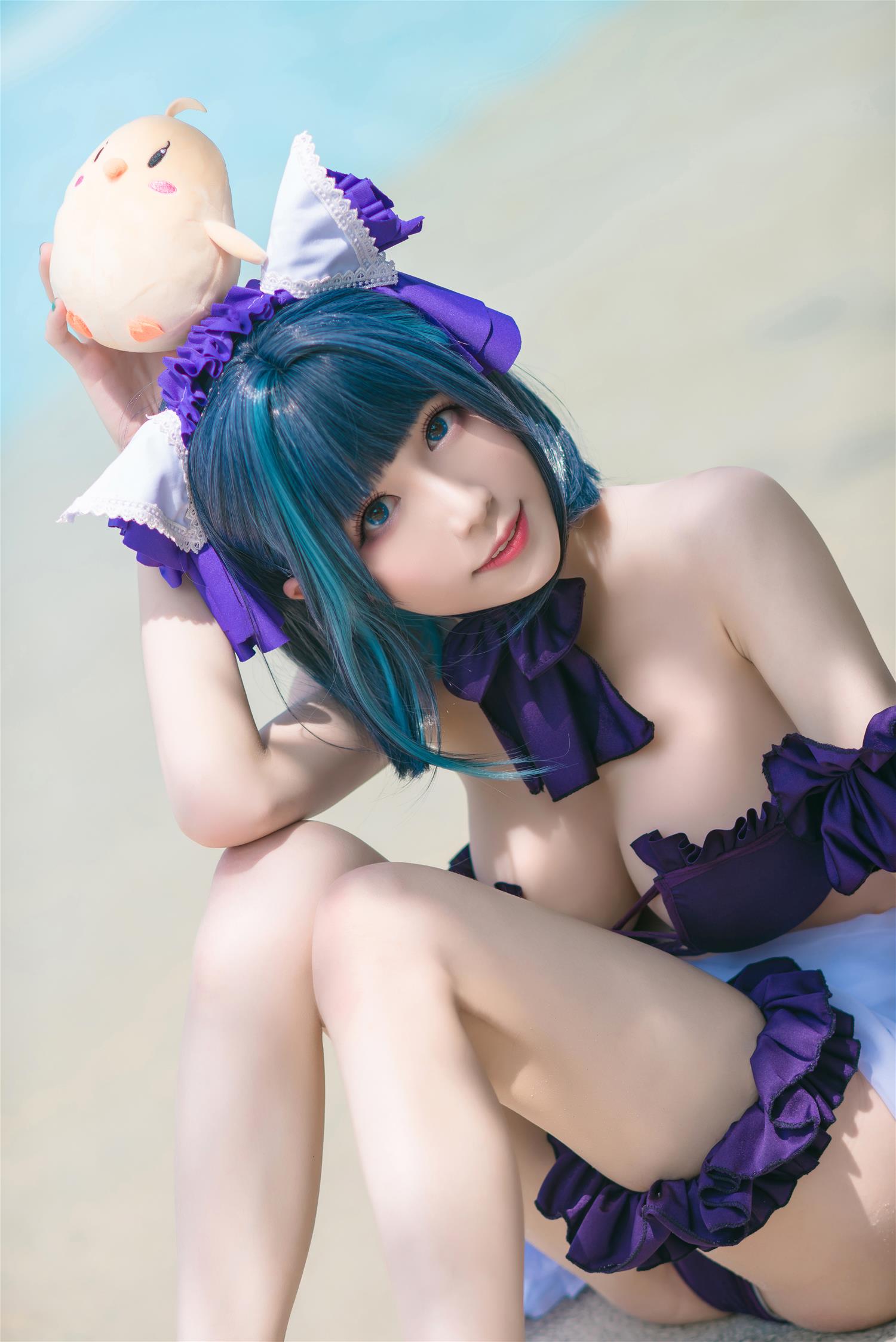 Tomoyo酱 碧蓝 柴郡泳装 [18P-359MB]