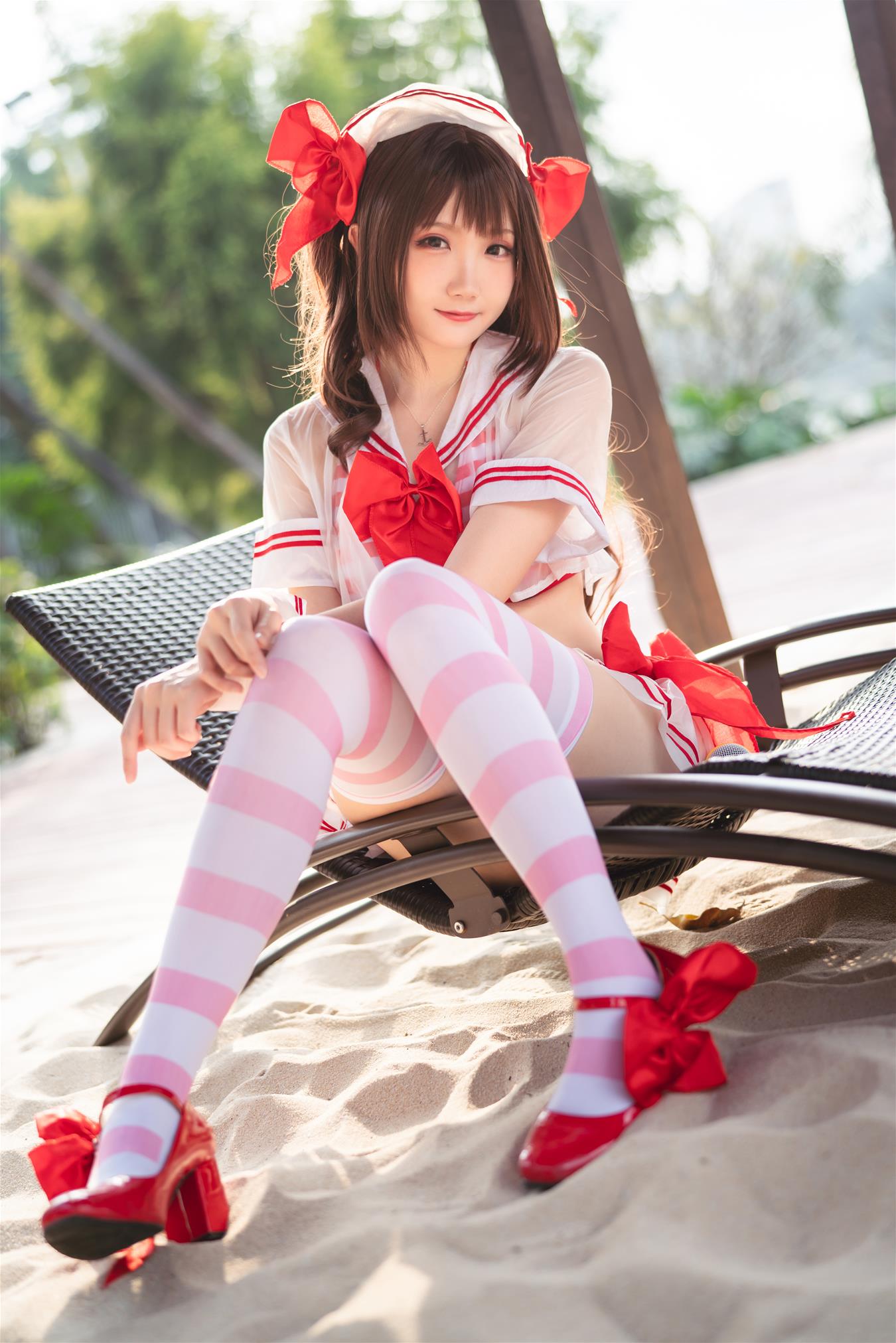 瓜希酱 岛村卯月 泳衣 [30P-130MB]