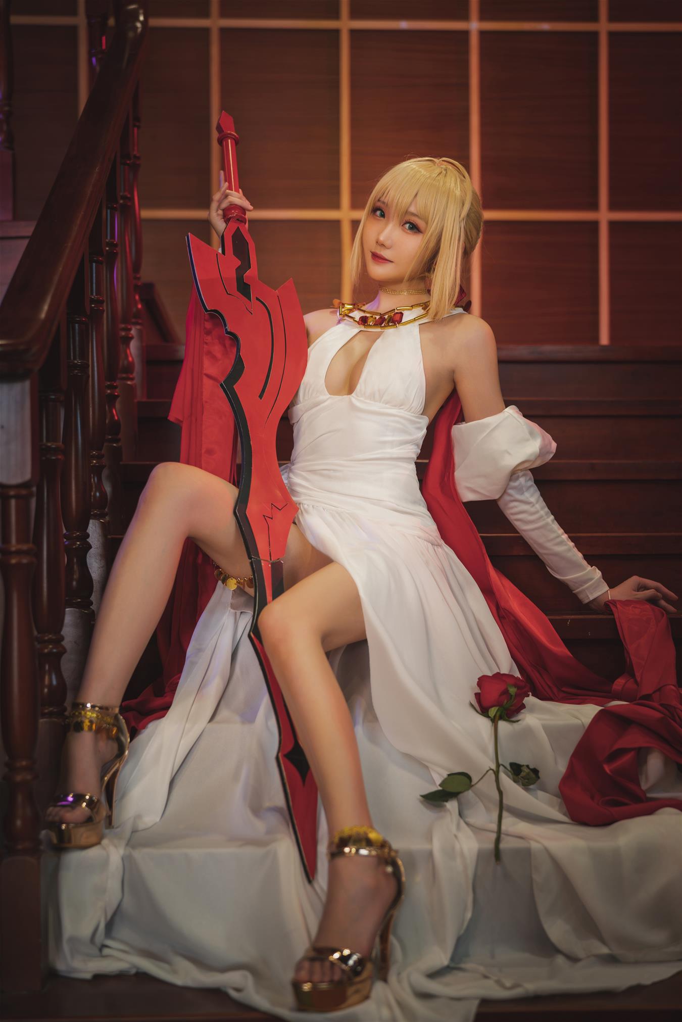 瓜希酱 尼禄英灵正装 [20P-73MB]