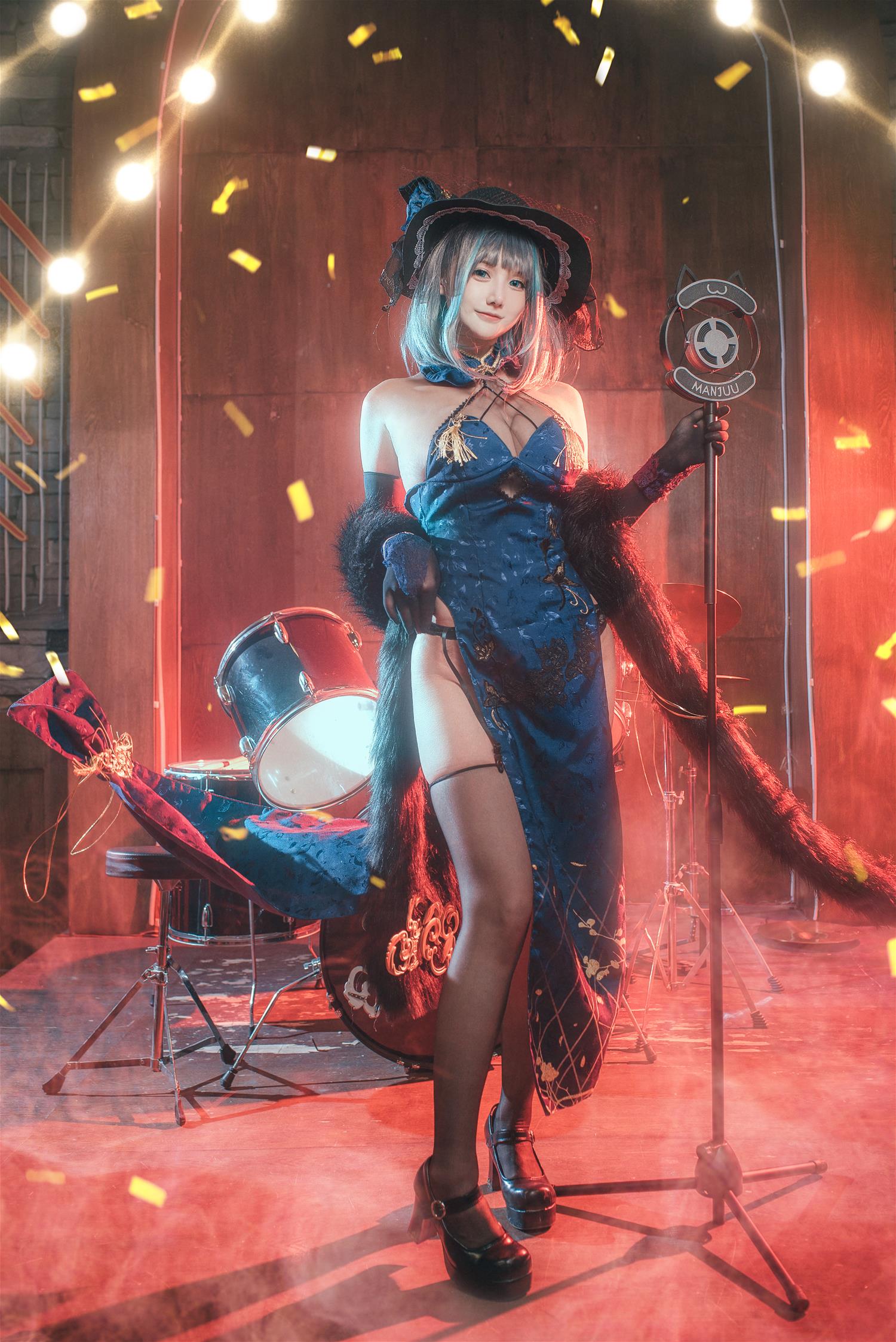 仙九Airi 柴郡旗袍 [22P-369MB]