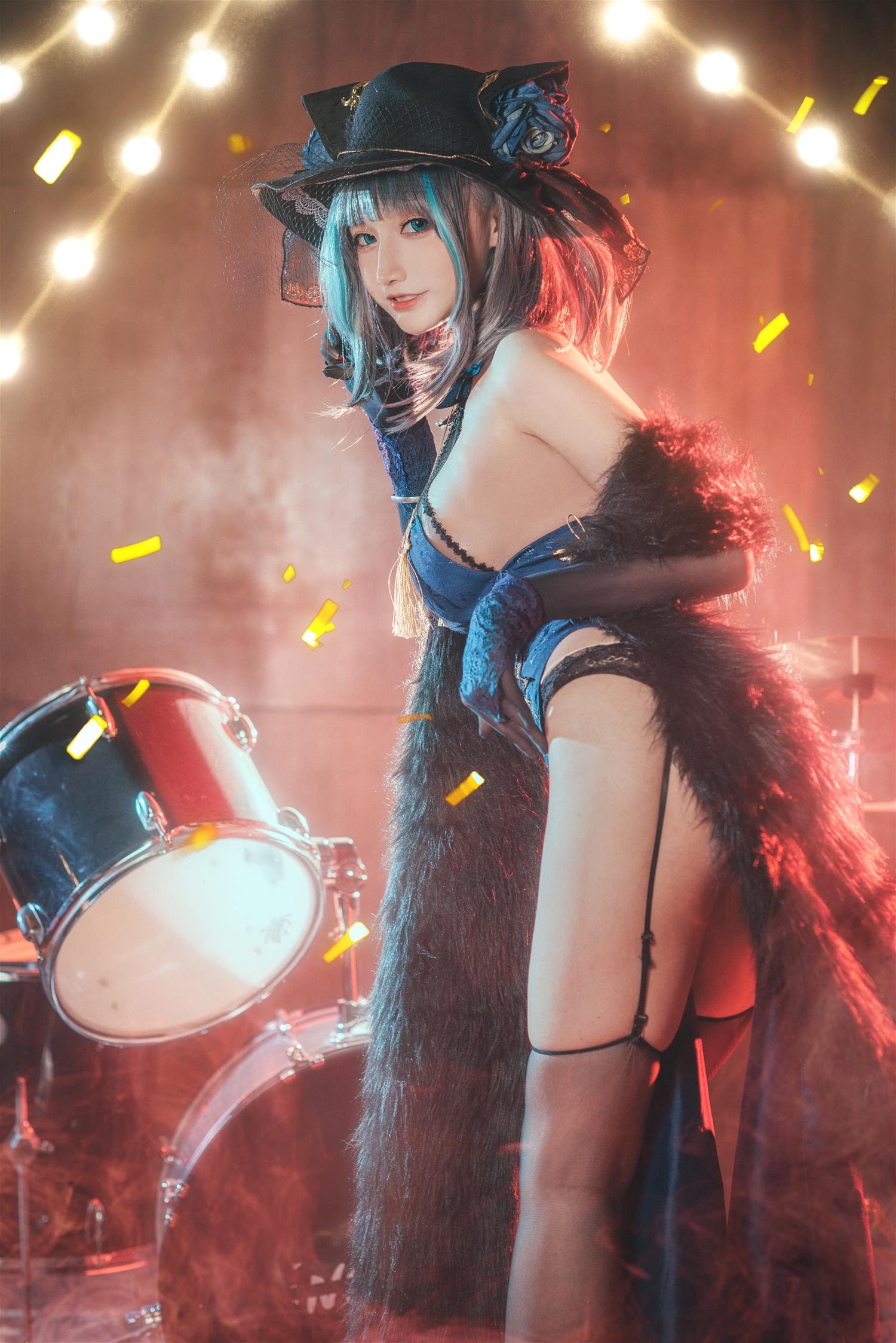 仙九Airi 柴郡旗袍 [22P-369MB]