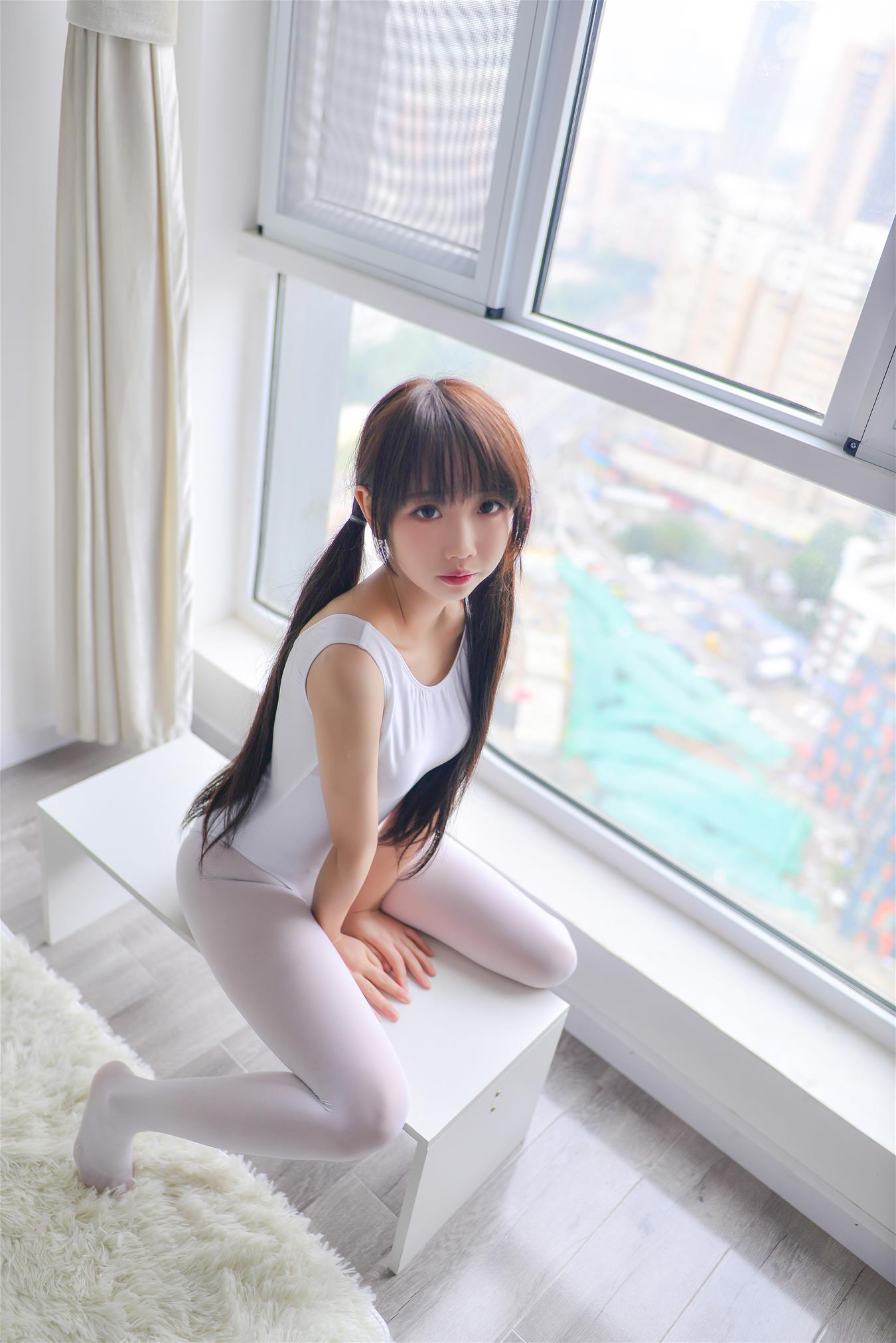 雪琪SAMA 双马尾体操服 [25P-228MB]