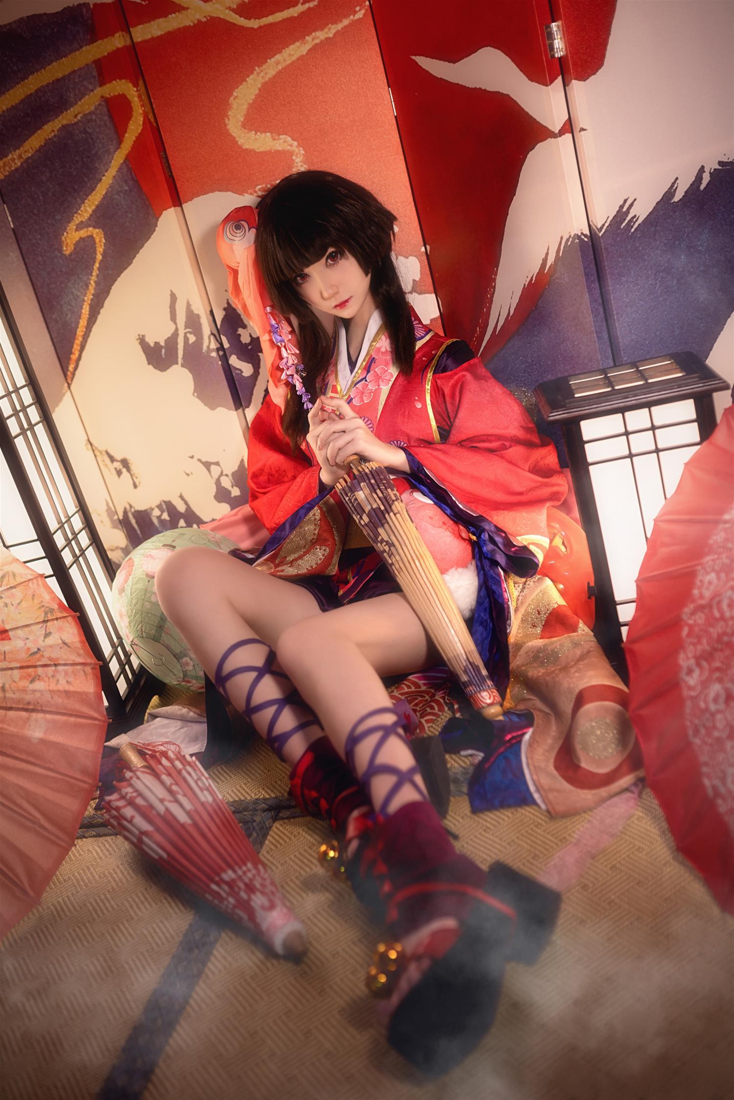 南桃Momoko 神乐和服 [13P-29MB]