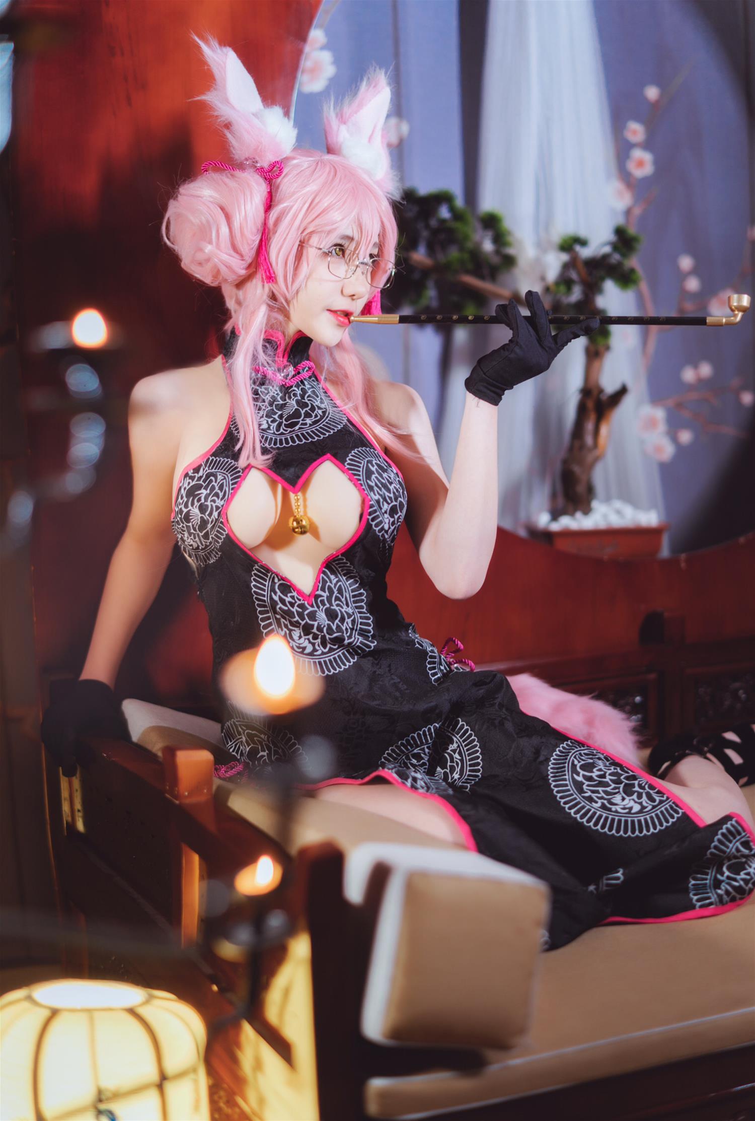 南桃Momoko 玉藻前旗袍 [16P-87MB]