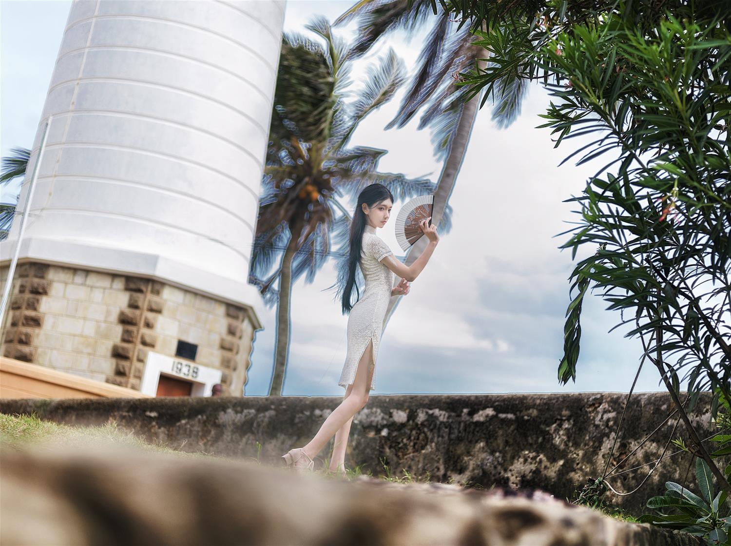 南桃Momoko 白旗袍 [11P-26MB]