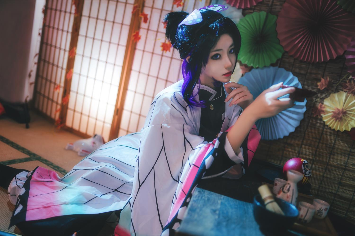 南桃Momoko 蝴蝶忍队服 [14P-19MB]