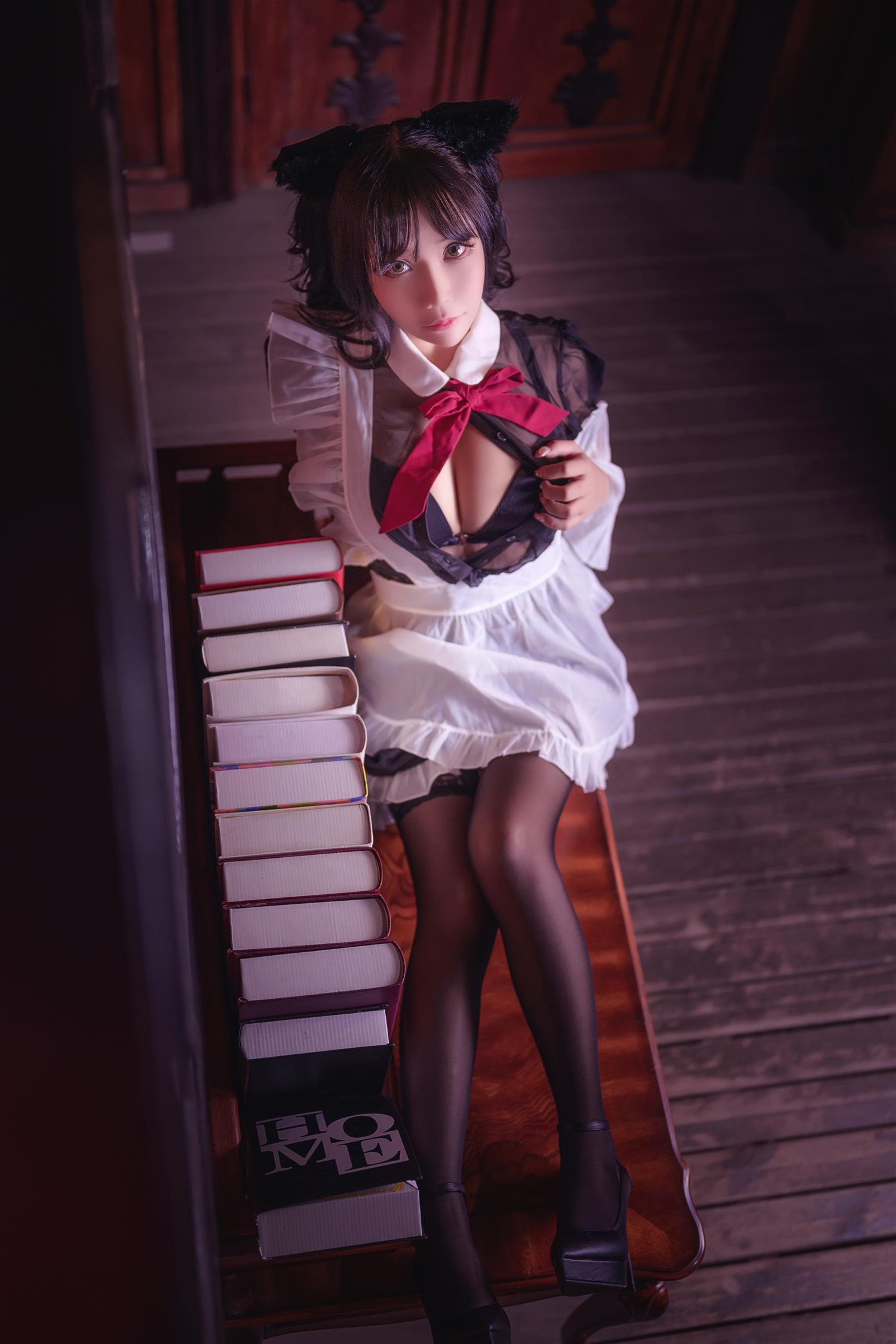 抱走莫子aa 黑絲貓咪小女仆 [44P-552MB]