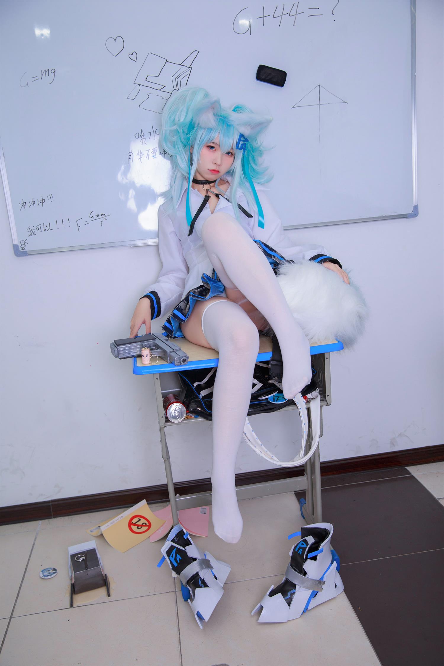 G44不会受伤 少女前线 PA15校服 [33P-47MB]