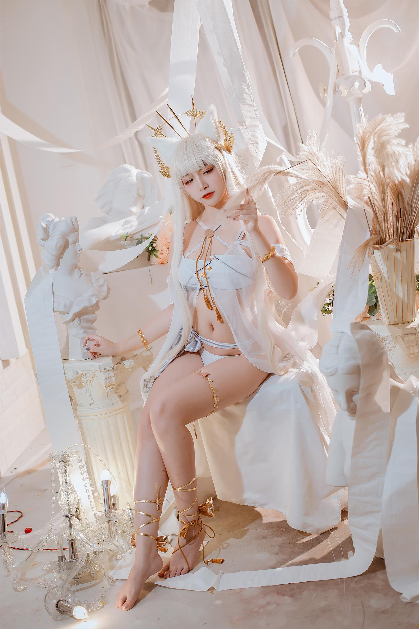 二佐 2月铁粉福利 方舟白金泳装 [16P-85MB]