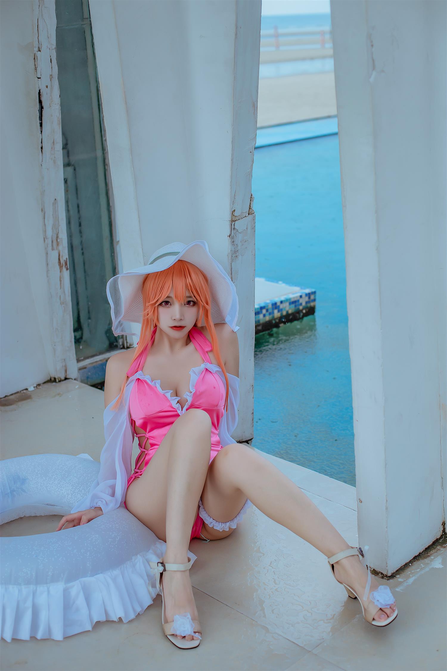 二佐 碧蓝 黎塞留泳装 [9P-48MB]