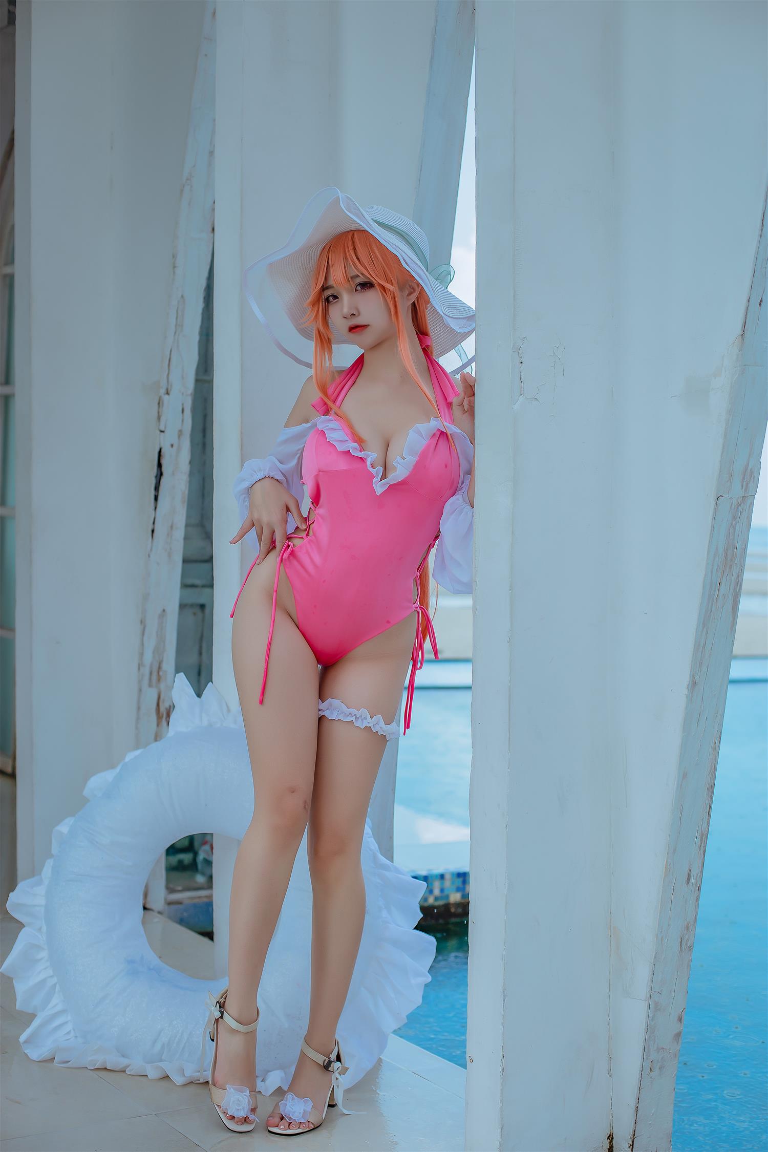 二佐 碧蓝 黎塞留泳装 [9P-48MB]