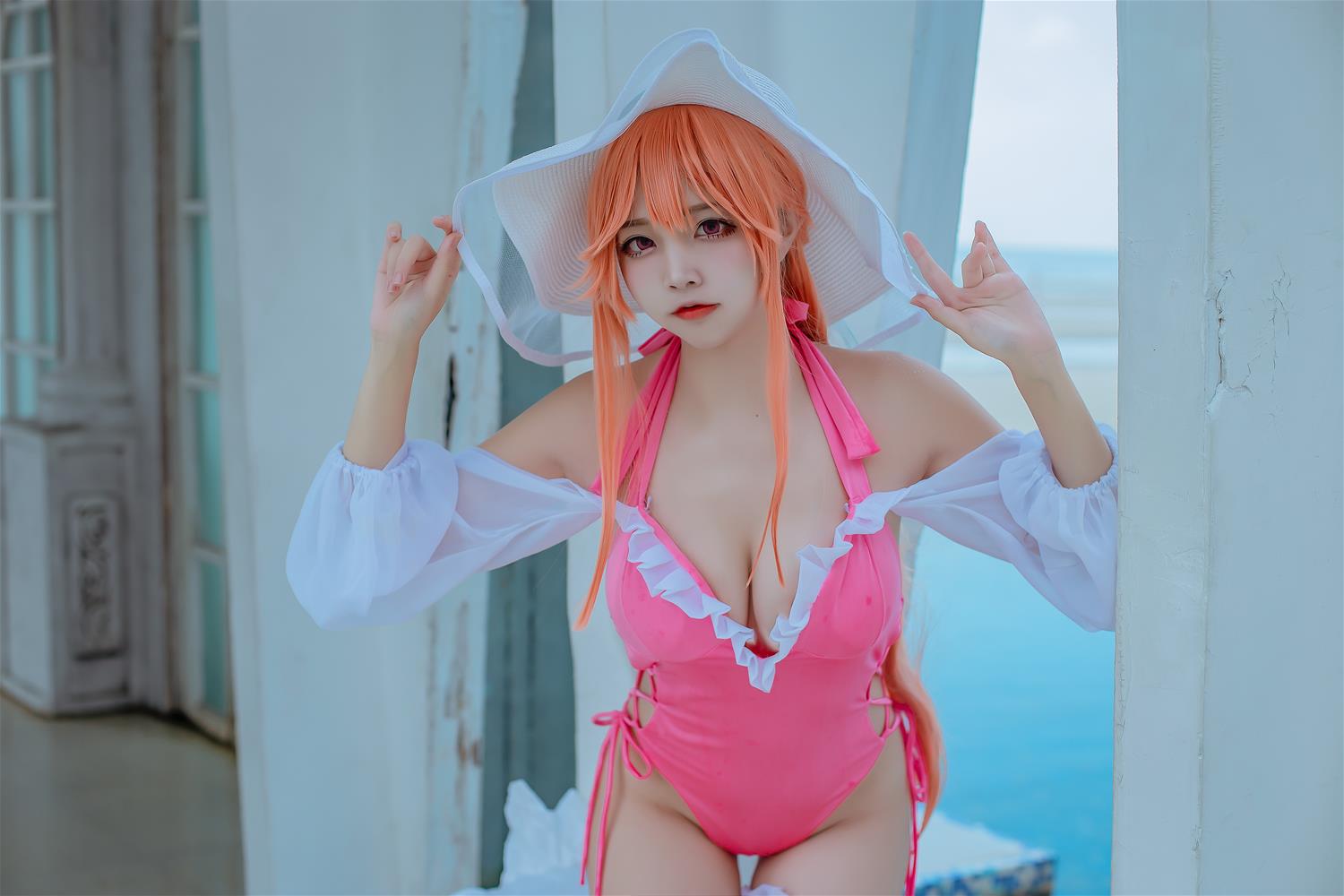 二佐 碧蓝 黎塞留泳装 [9P-48MB]