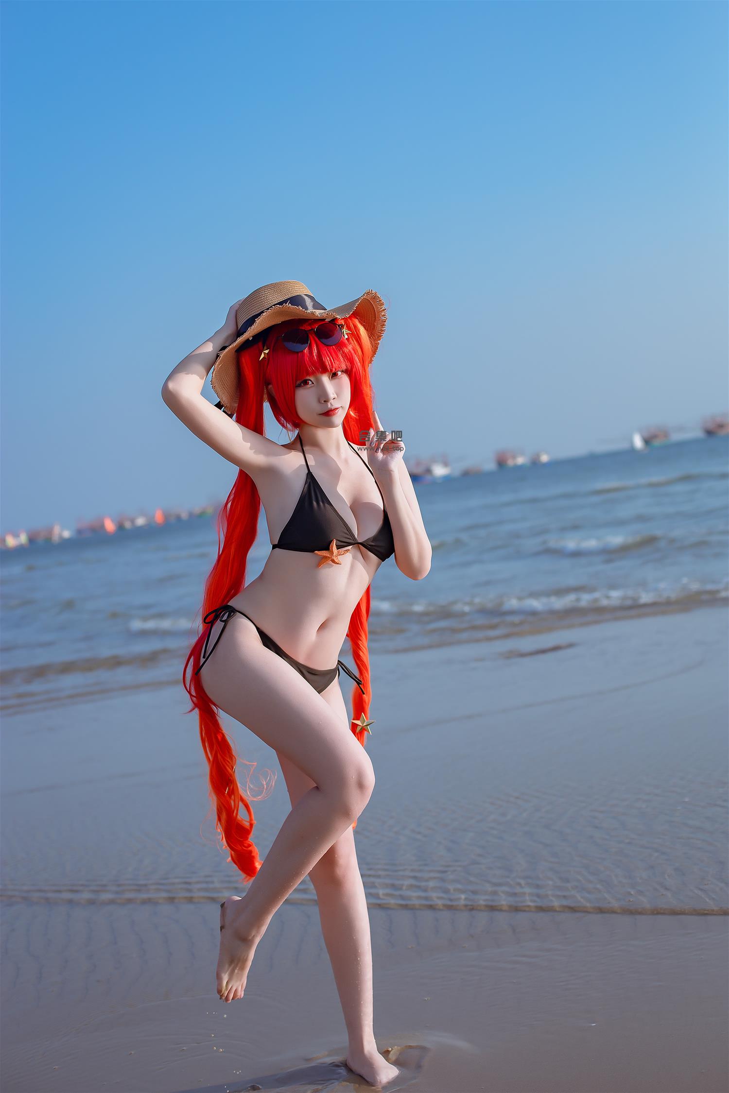 二佐 碧蓝 火奴鲁鲁泳装 [20P-119MB]