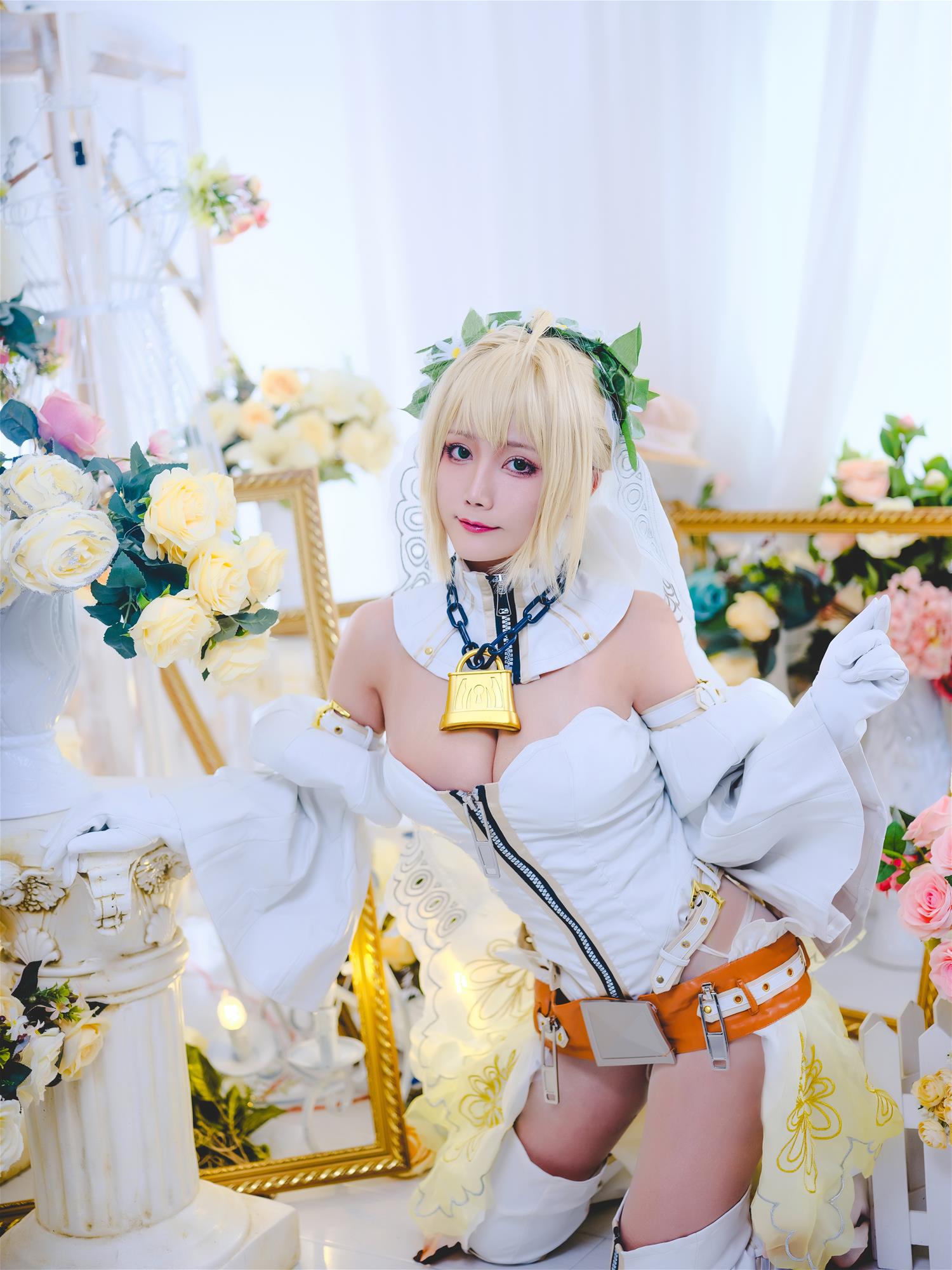 巴鲁巴鲁BaRu 尼禄花嫁 [13P-347MB]