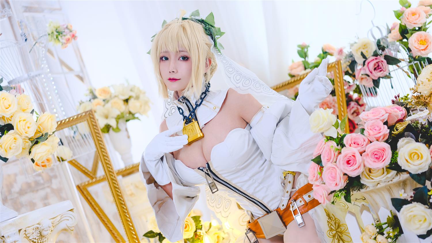 巴鲁巴鲁BaRu 尼禄花嫁 [13P-347MB]