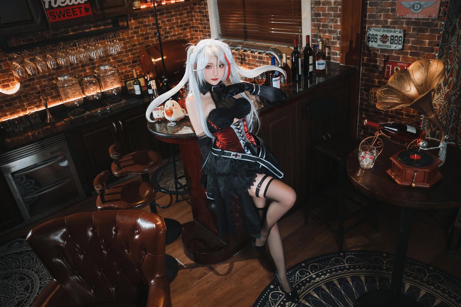 瓜希酱 碧蓝航线 欧根亲王 沉醉于夜 [20P-150MB]