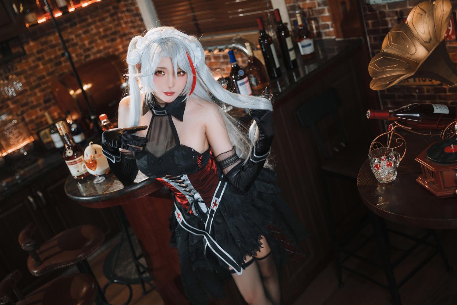 瓜希酱 碧蓝航线 欧根亲王 沉醉于夜 [20P-150MB]