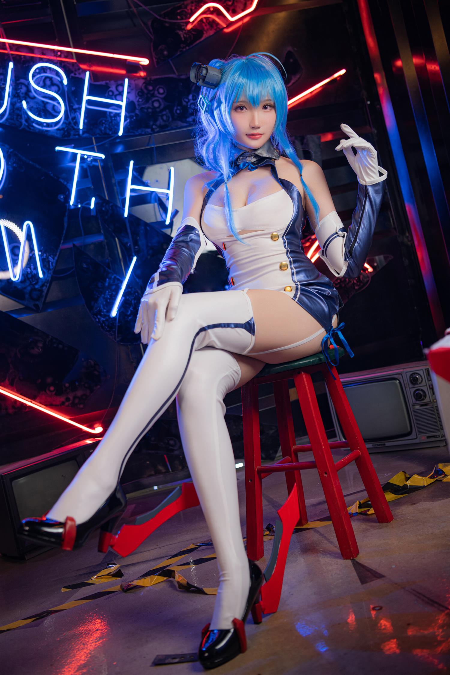 瓜希酱 碧蓝航线 圣路易斯 原皮 [21P-117MB]