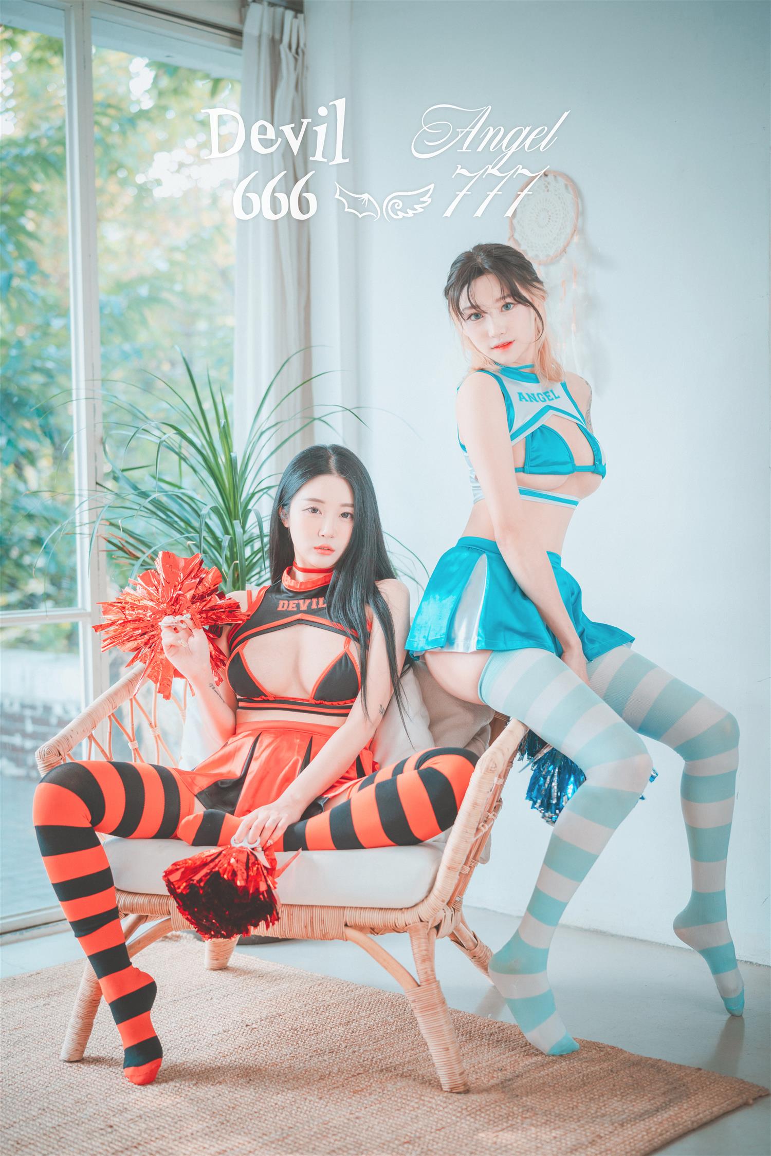 Bomi (보미) DJAWA Photo &Tae Ri (태리)  Devil 666 & Angel 777 [81P-1.40GB]
