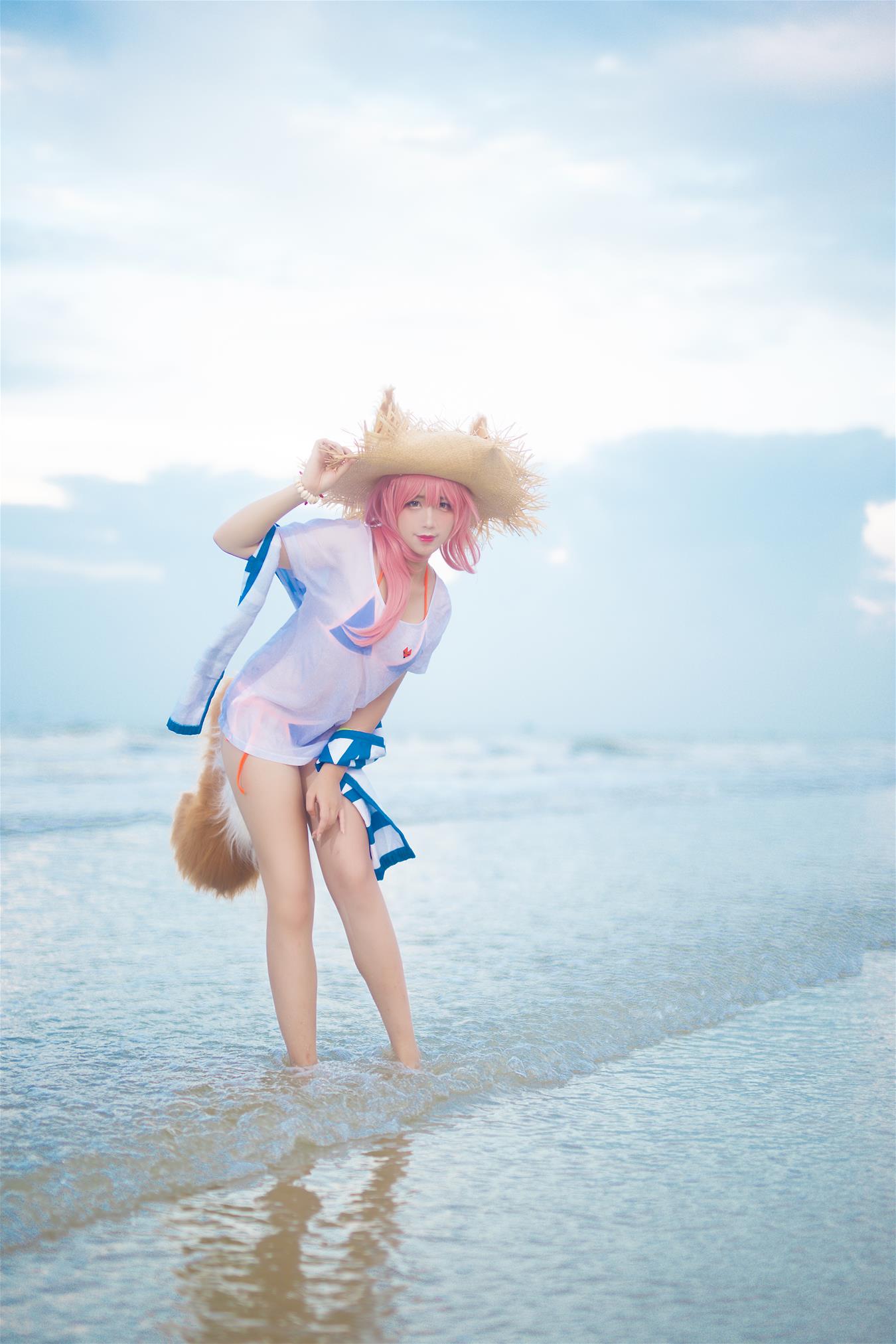 九曲Jean 水着玉藻前 [5P-27MB]