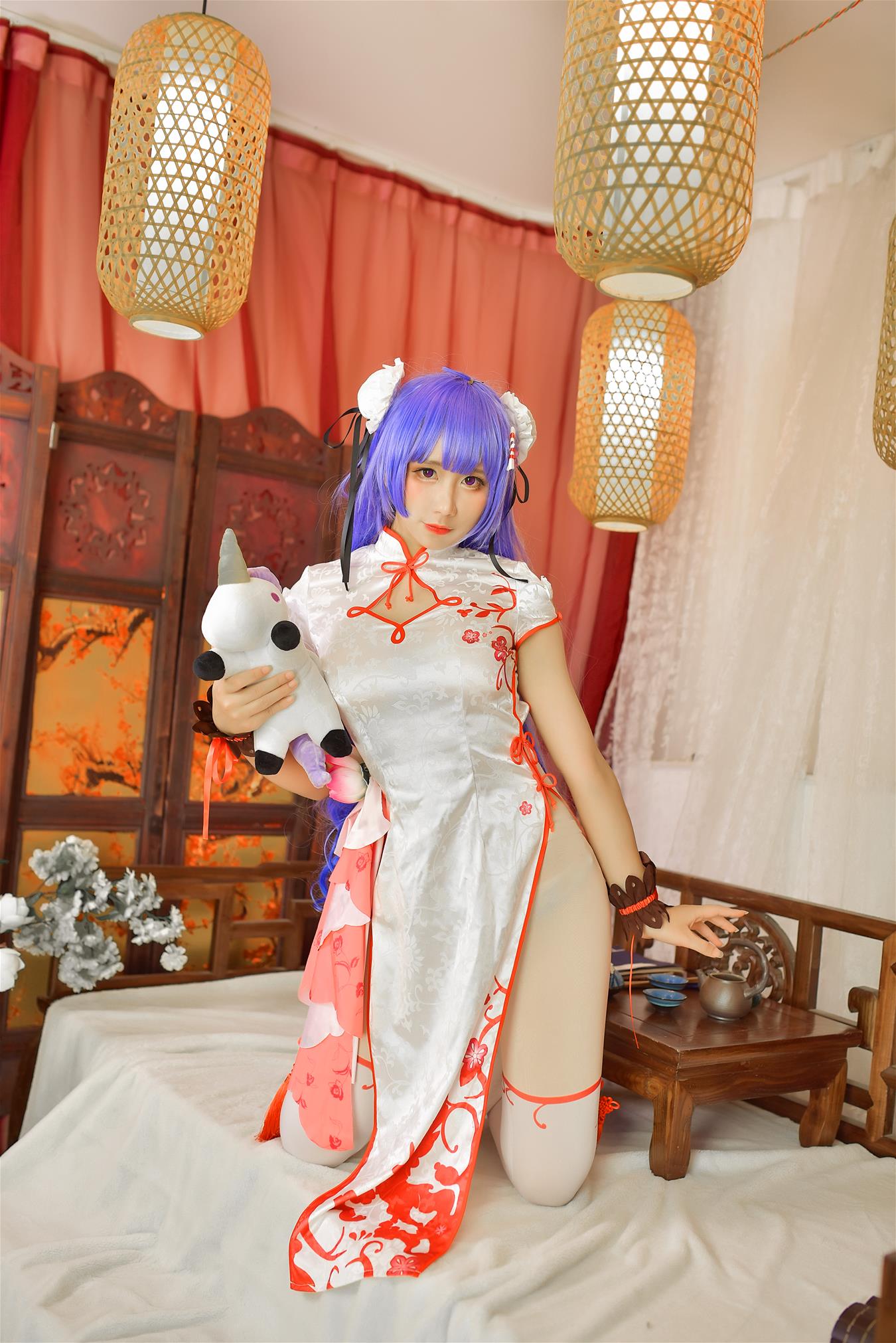 九曲Jean 旗袍独角兽 [9P-54MB]