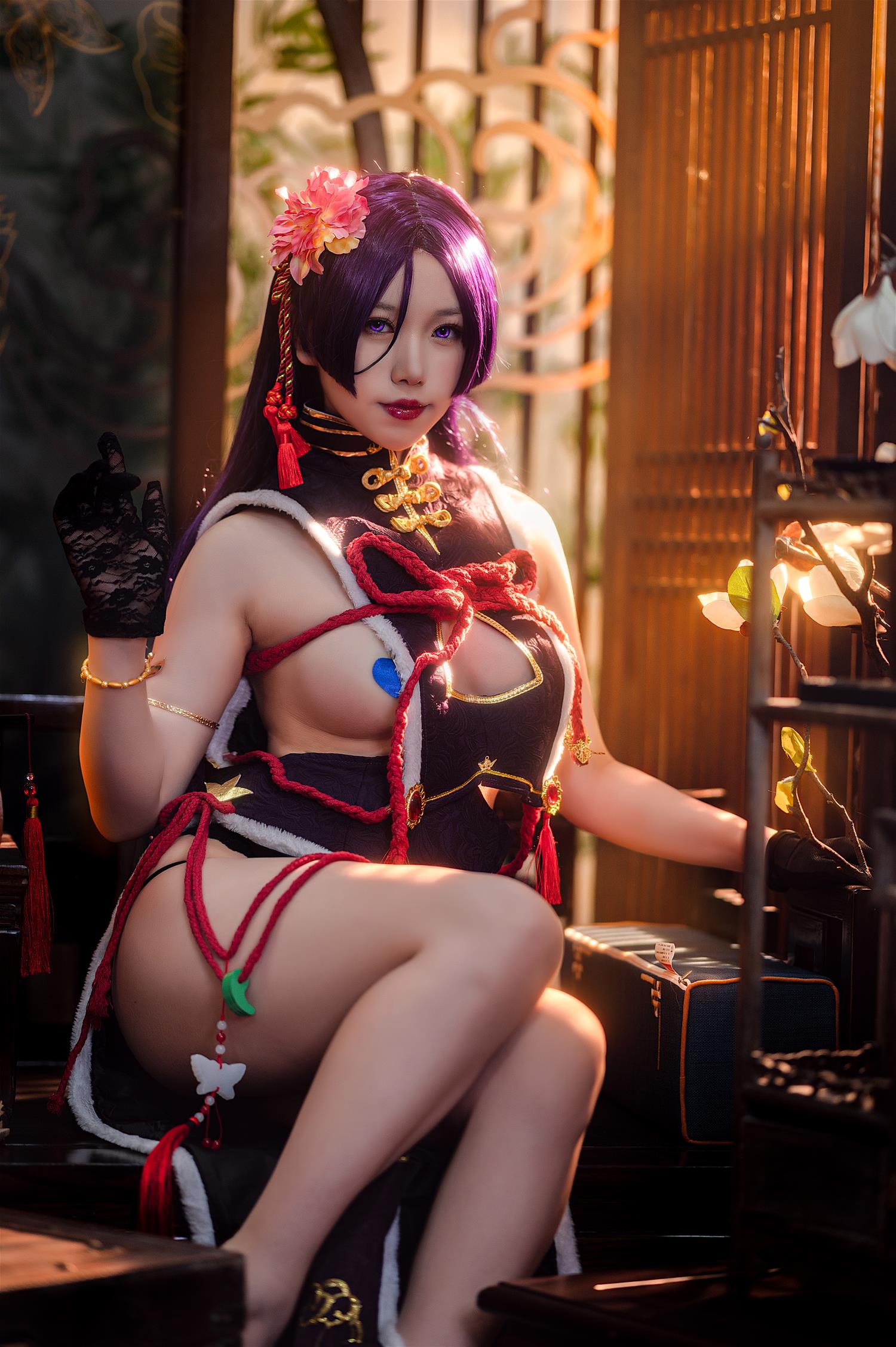 一北亦北 奶光新春旗袍 [42P1V-540MB]