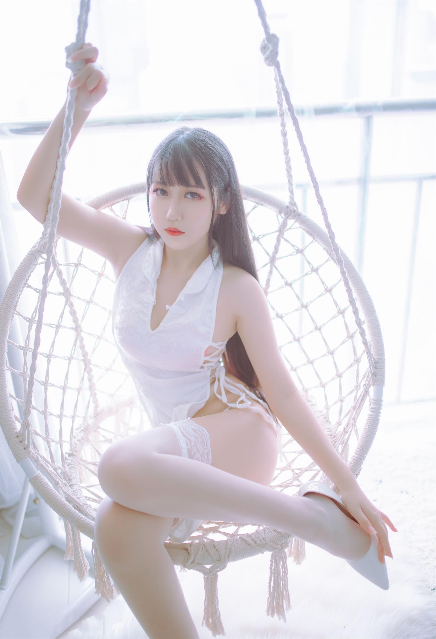 不呆猫 ×抖娘 黑白旗袍双子 [41P-231MB]