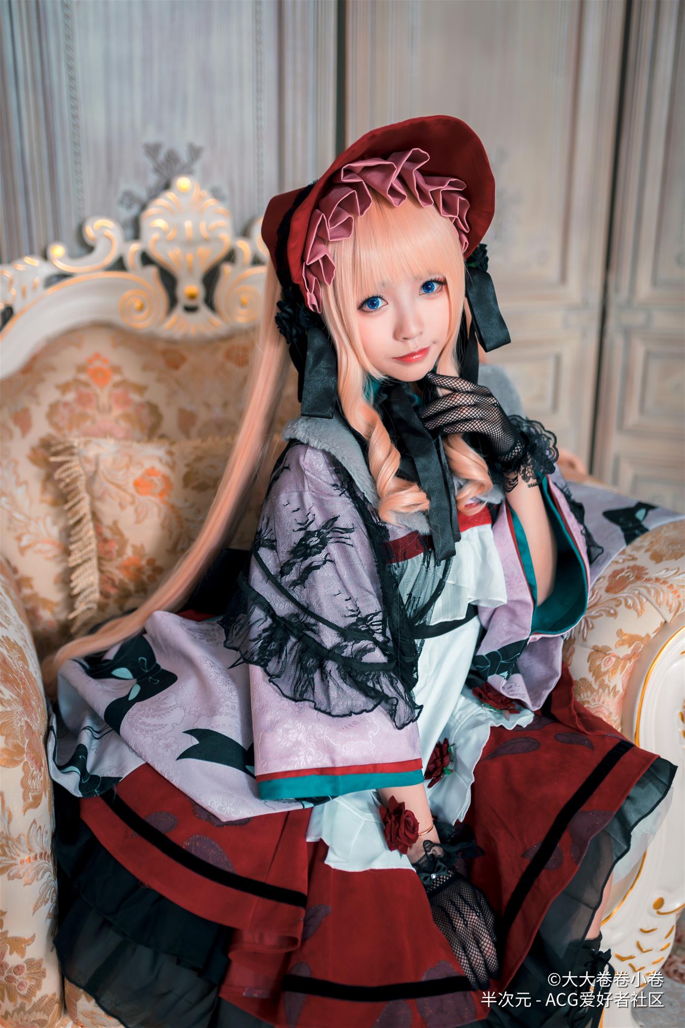 大大卷卷小卷 蔷薇少女 十周年真红cos [23P-278MB]