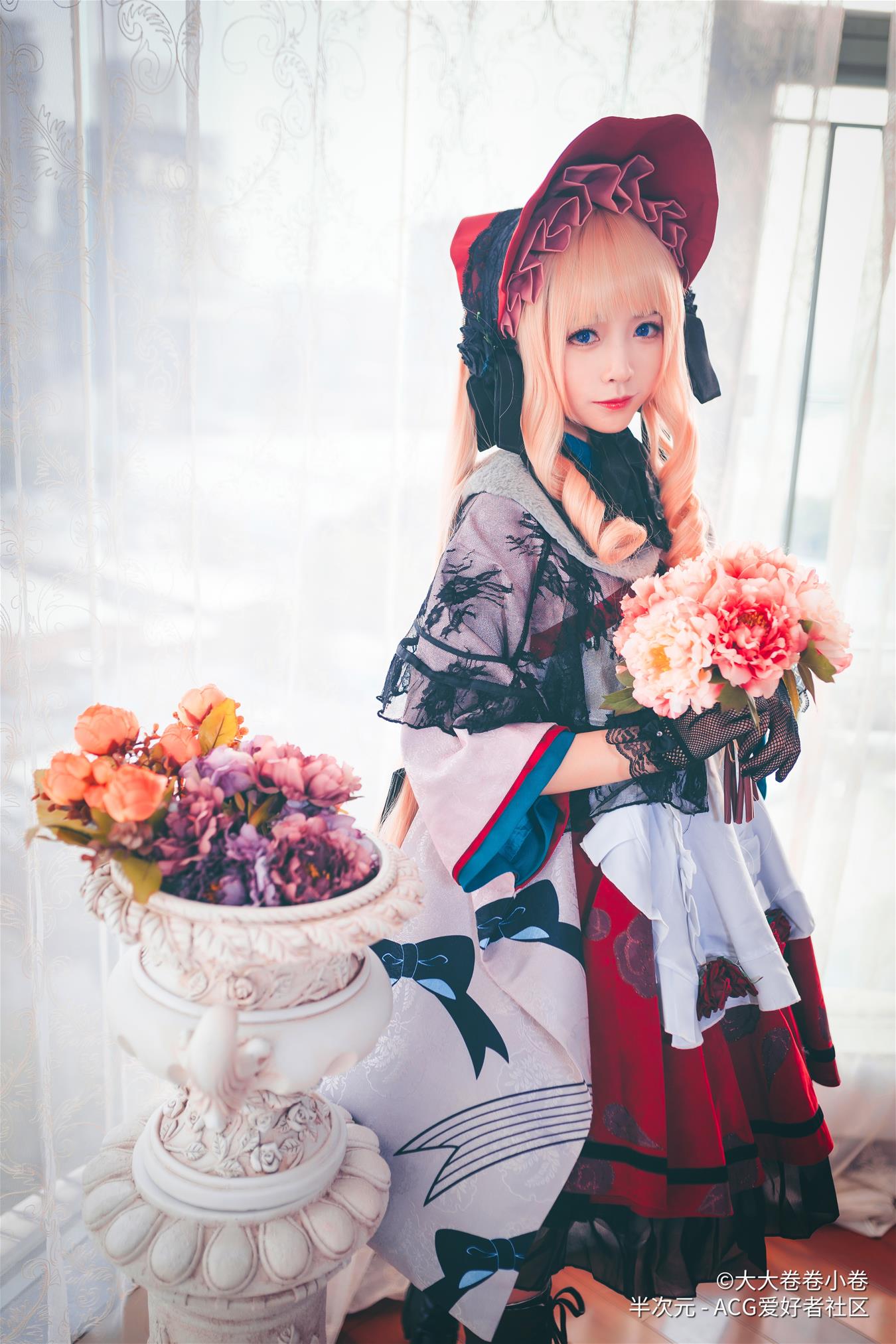 大大卷卷小卷 蔷薇少女 十周年真红cos [23P-278MB]