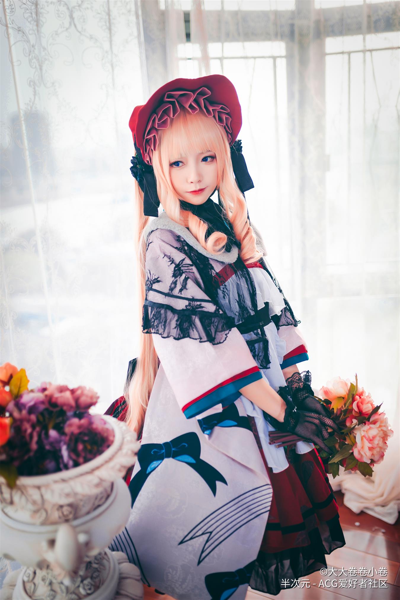 大大卷卷小卷 蔷薇少女 十周年真红cos [23P-278MB]