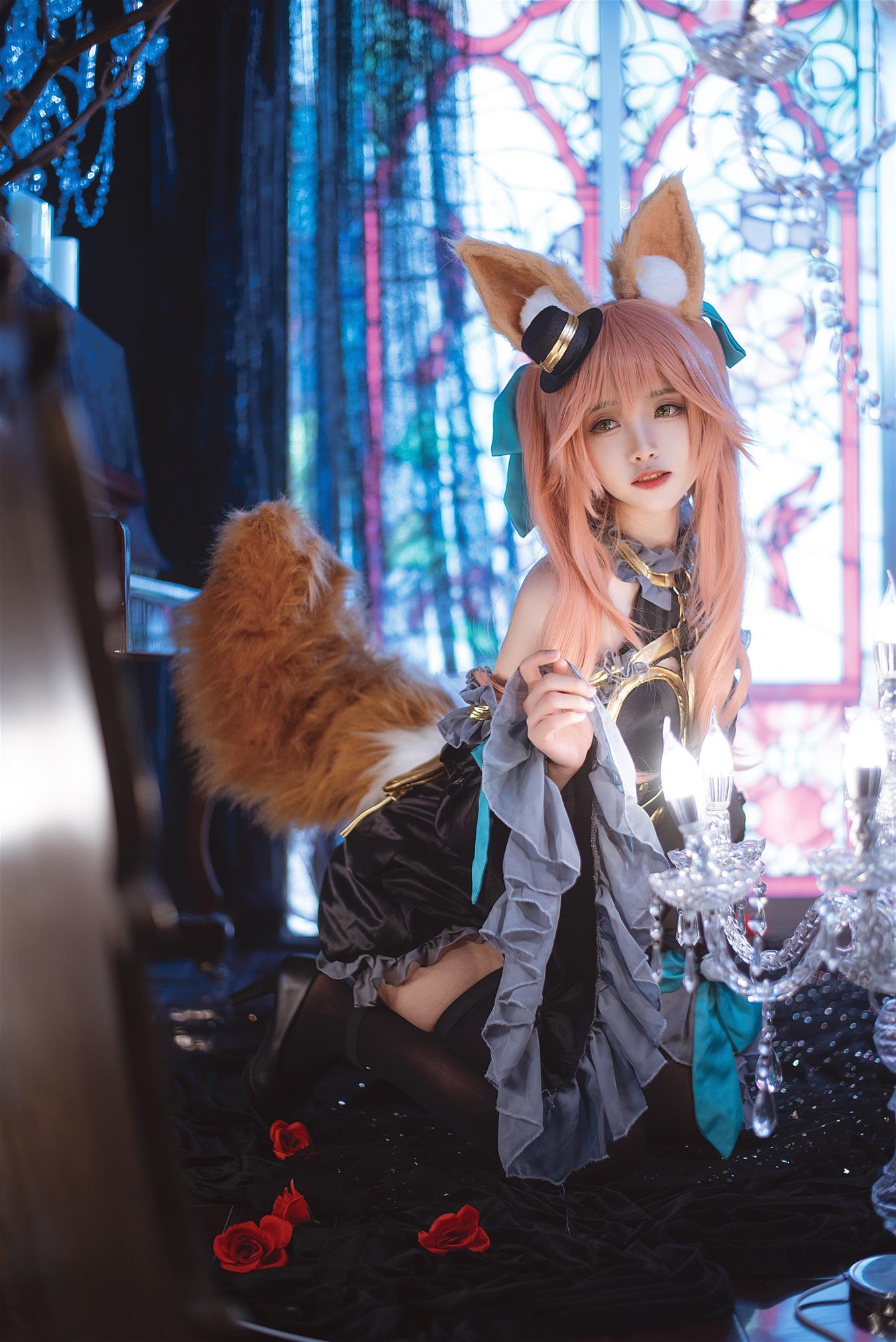 大大卷卷小卷 玉藻前 漆黑の魔术服 [12P-91MB]