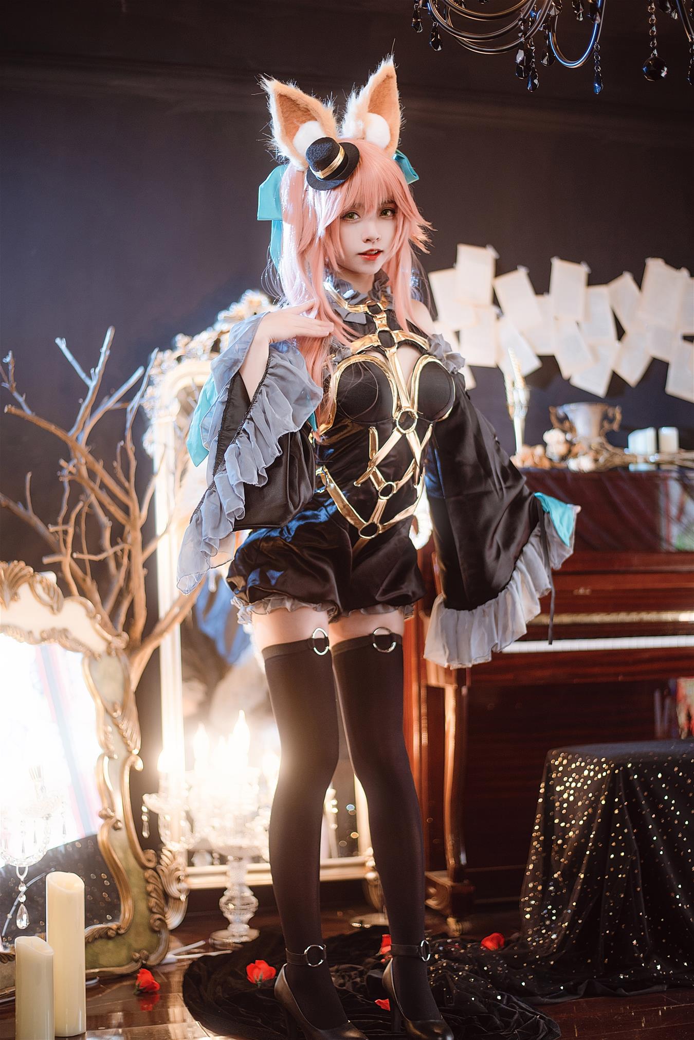 大大卷卷小卷 玉藻前 漆黑の魔术服 [12P-91MB]