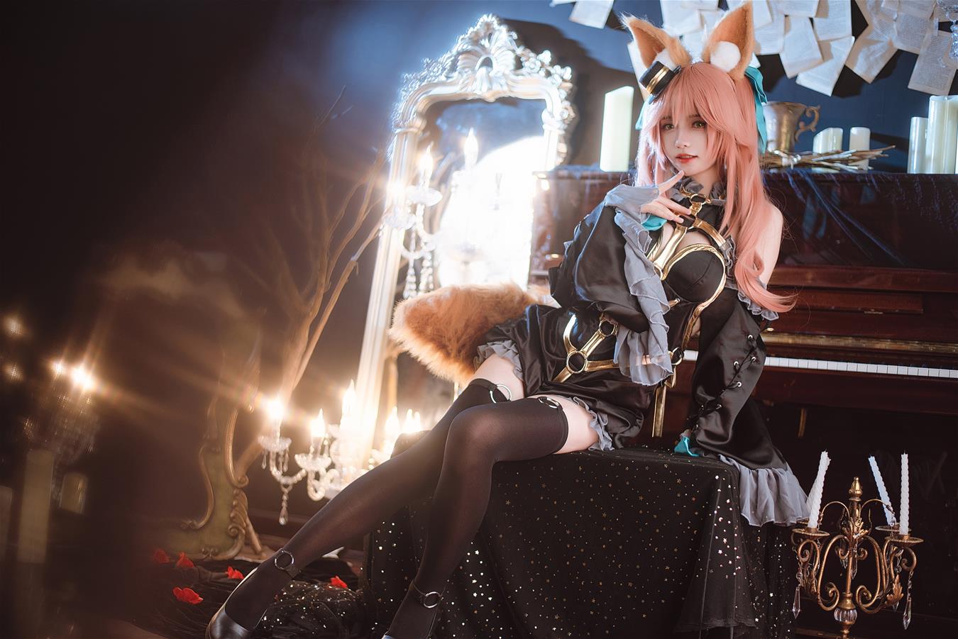 大大卷卷小卷 玉藻前 漆黑の魔术服 [12P-91MB]