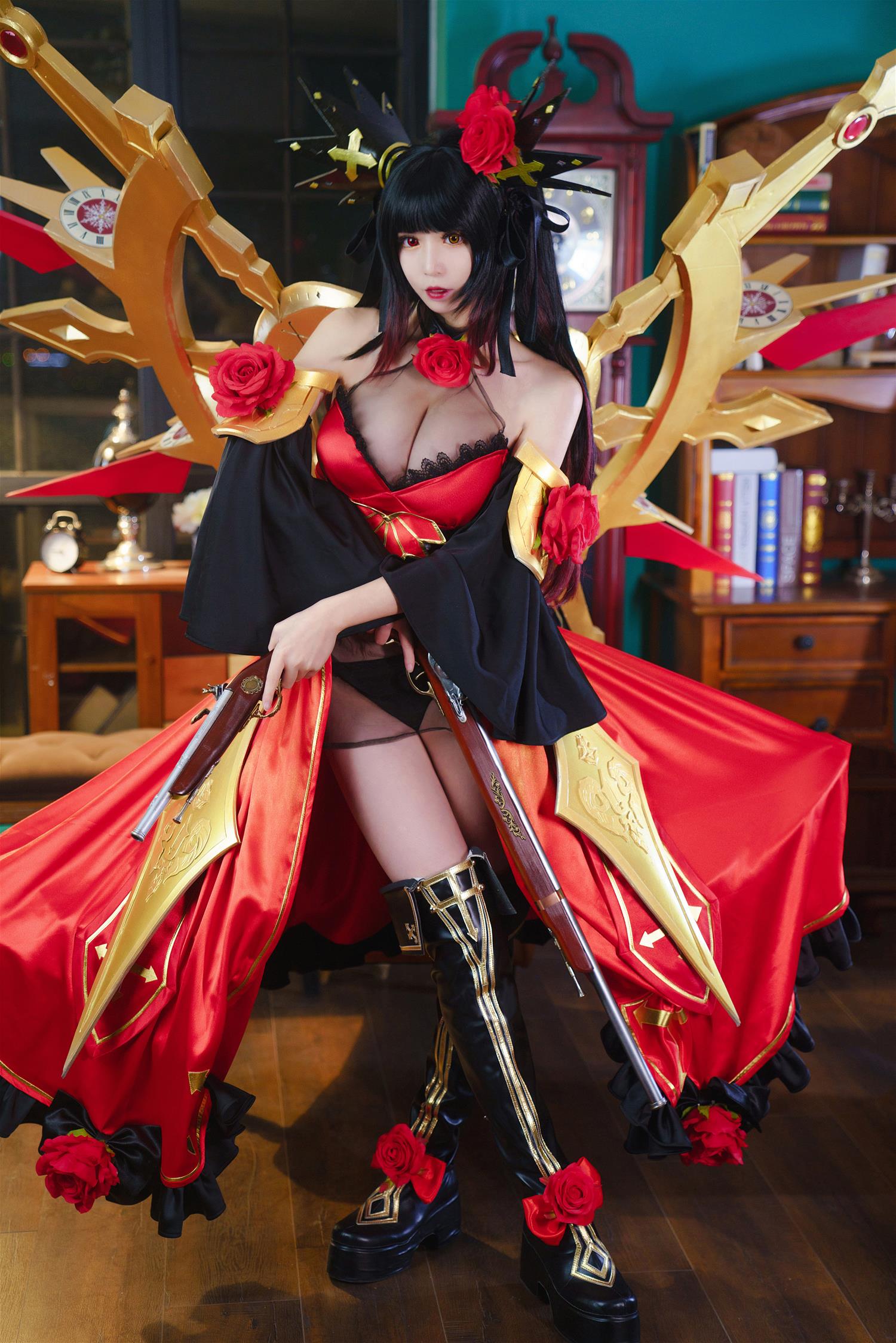 爱老师_PhD 约会大作战 狂三新皮肤 [10P-52MB]