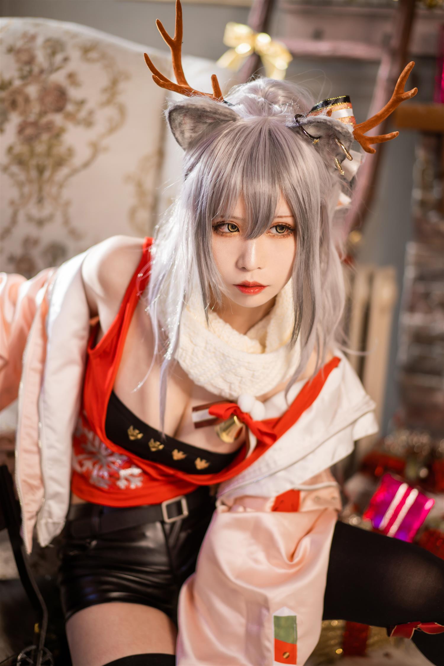 爱老师_PhD 明日方舟 黑 厚礼圣诞 [26P-204MB]