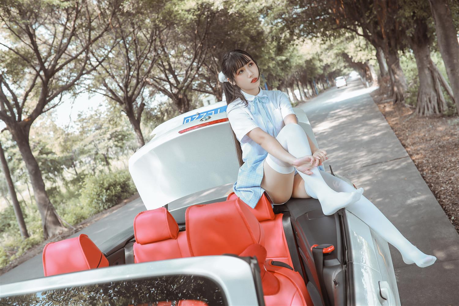 不呆猫 白丝过膝袜 [21P12V-209MB]