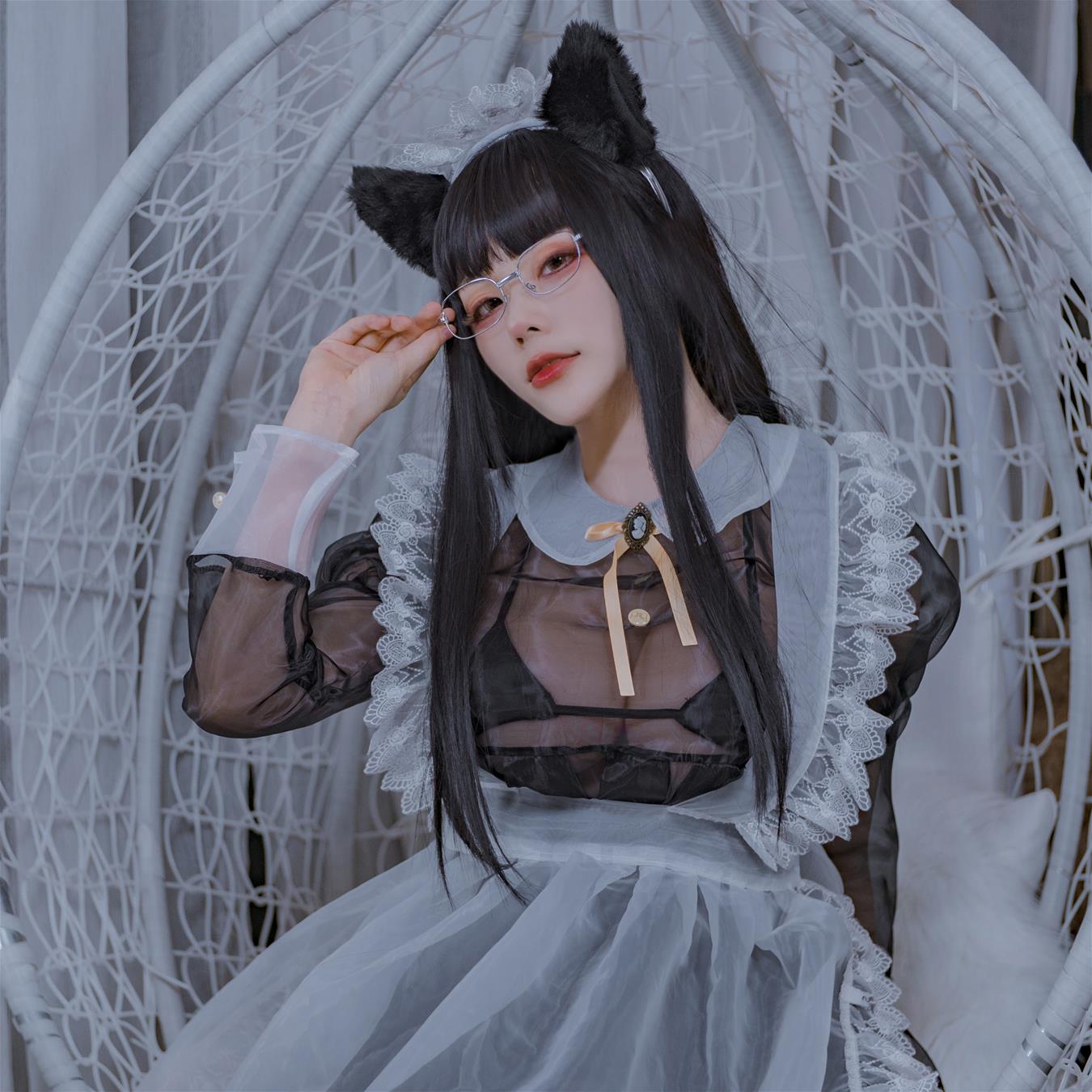 起司块wii 黑色透明女仆 [54P-598MB]