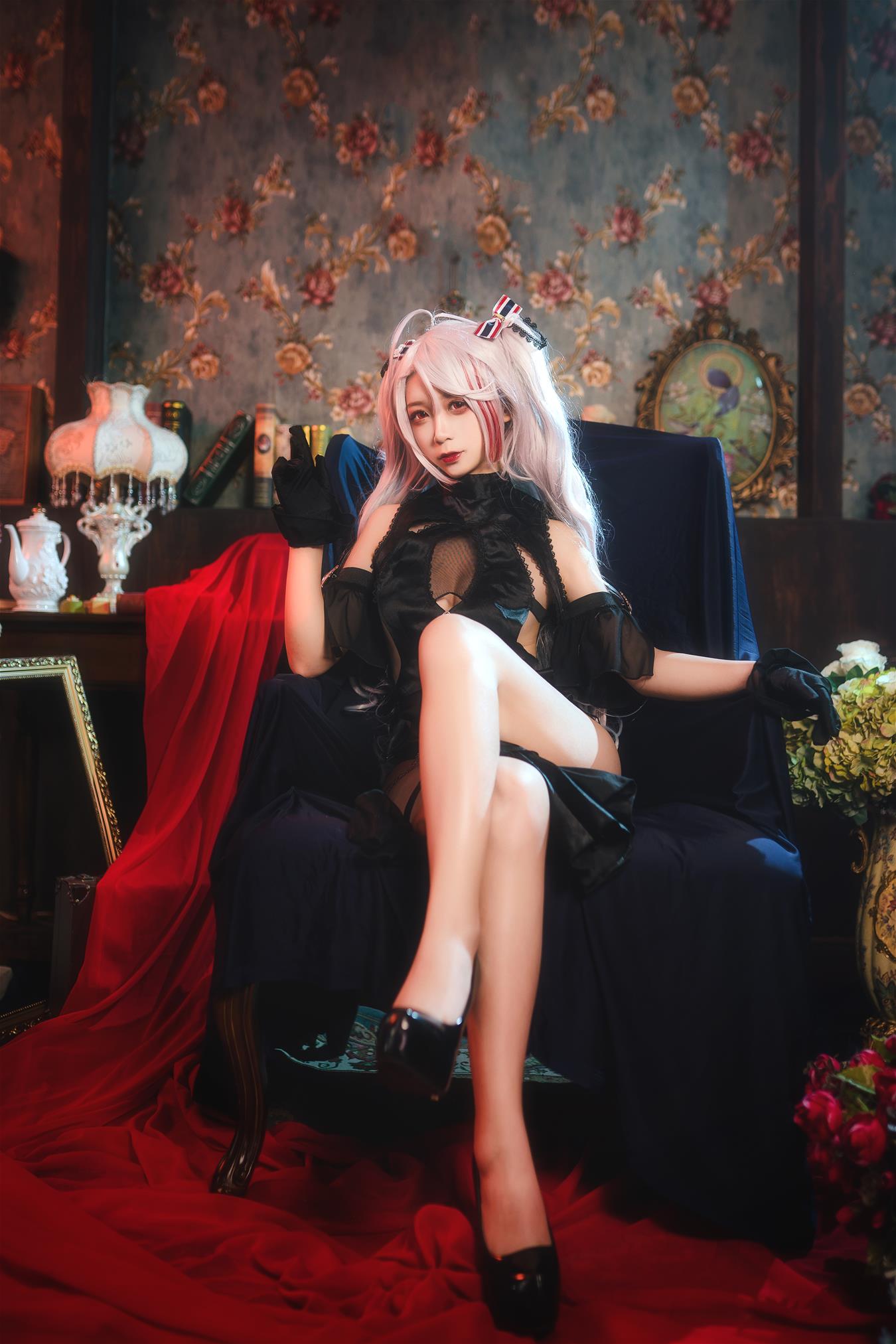 樱落酱w 欧根礼服 [12P-191MB]