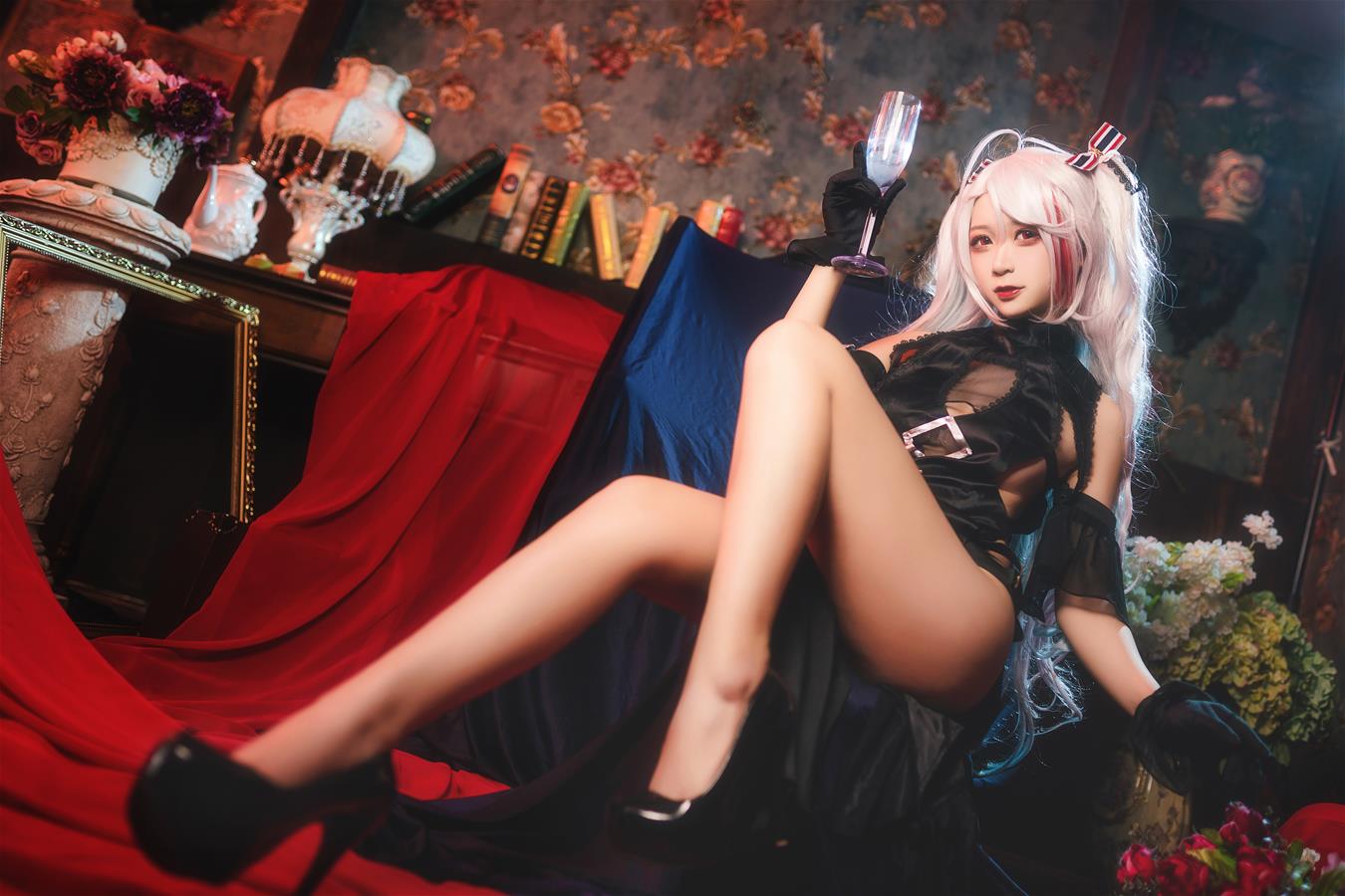 樱落酱w 欧根礼服 [12P-191MB]