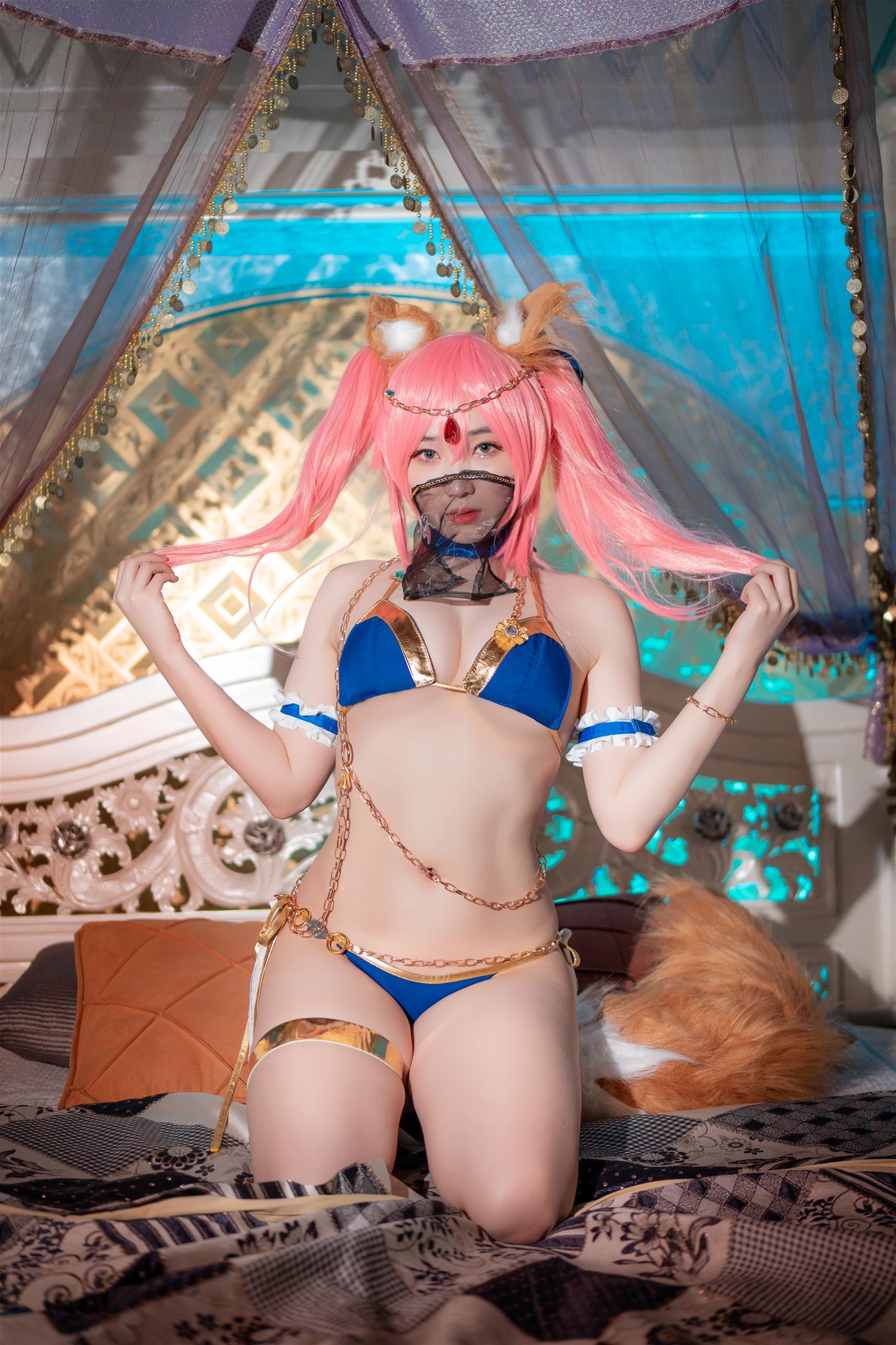 BamBi CREAMSODA Cosplay Tamamo + Kama [40P-493MB]
