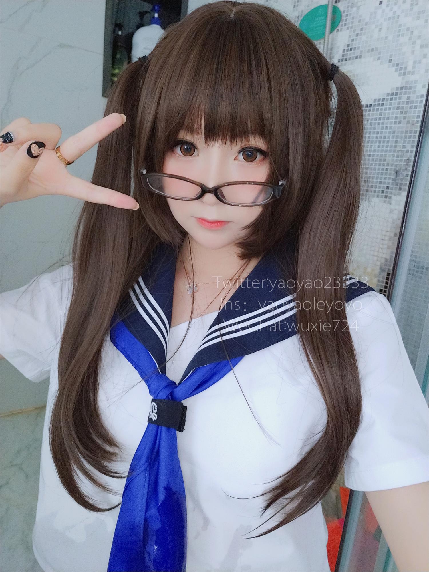 摇摇乐yoyo 蓝色jk [38P-154MB]