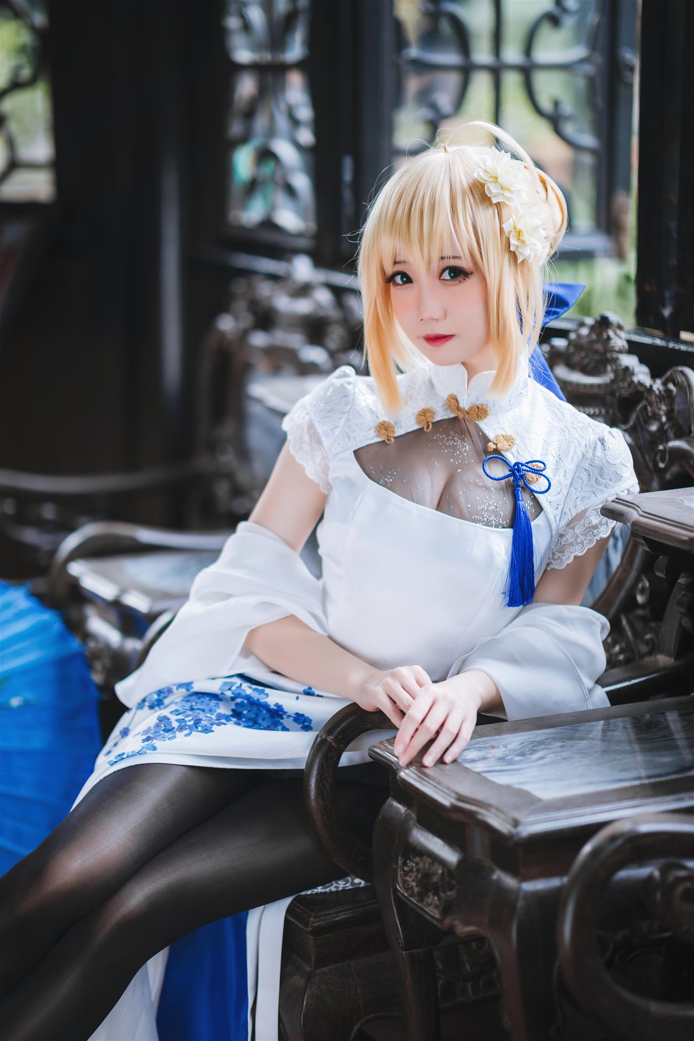 焖焖碳 saber 旗袍 [28P-192MB]