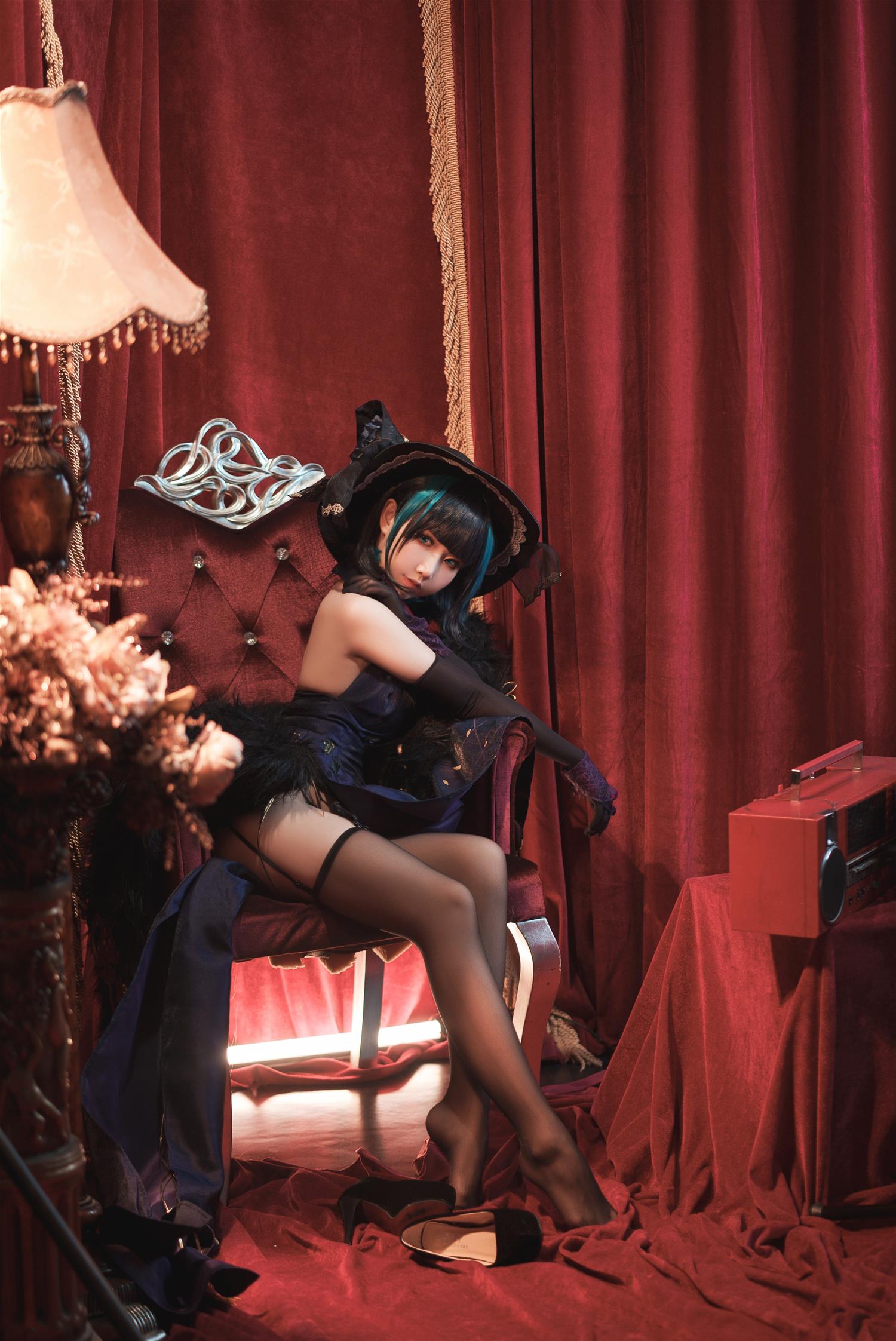 Coser面饼仙儿 柴郡旗袍 [21P1V-790MB]