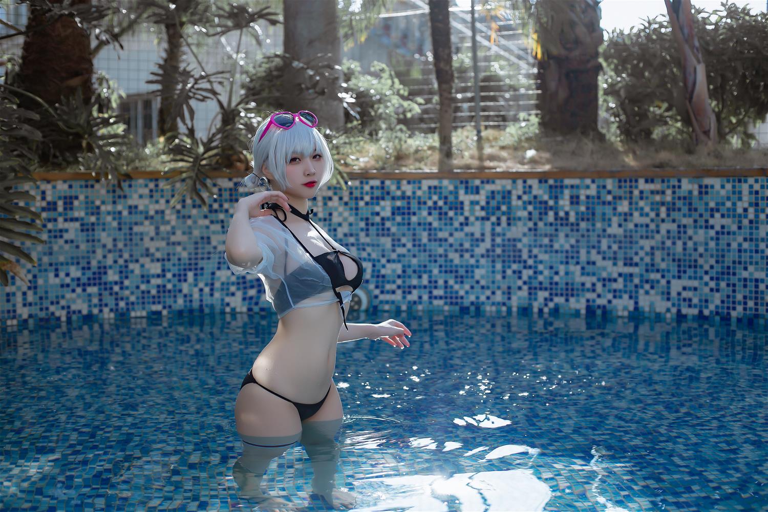 二佐 碧蓝航线 天狼星泳装 [15P-309MB]