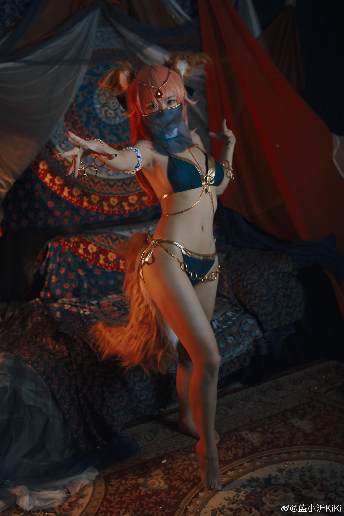 蓝小沂KiKi 玉藻前cos [8P-46MB]