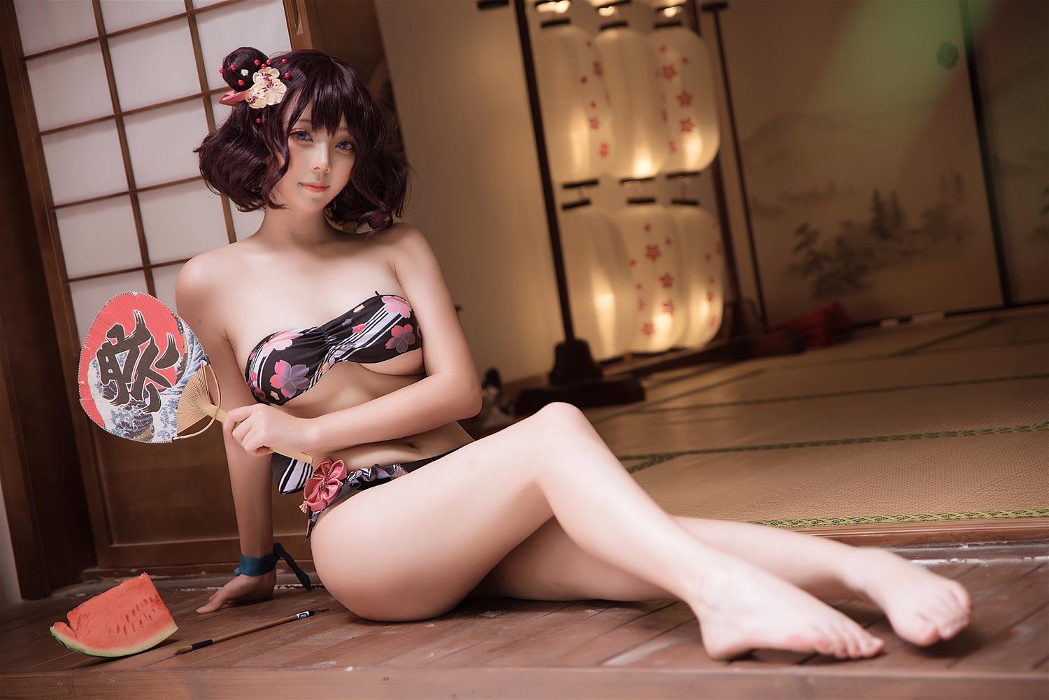 菌烨tako 葛飾北斎水着 [9P-65MB]