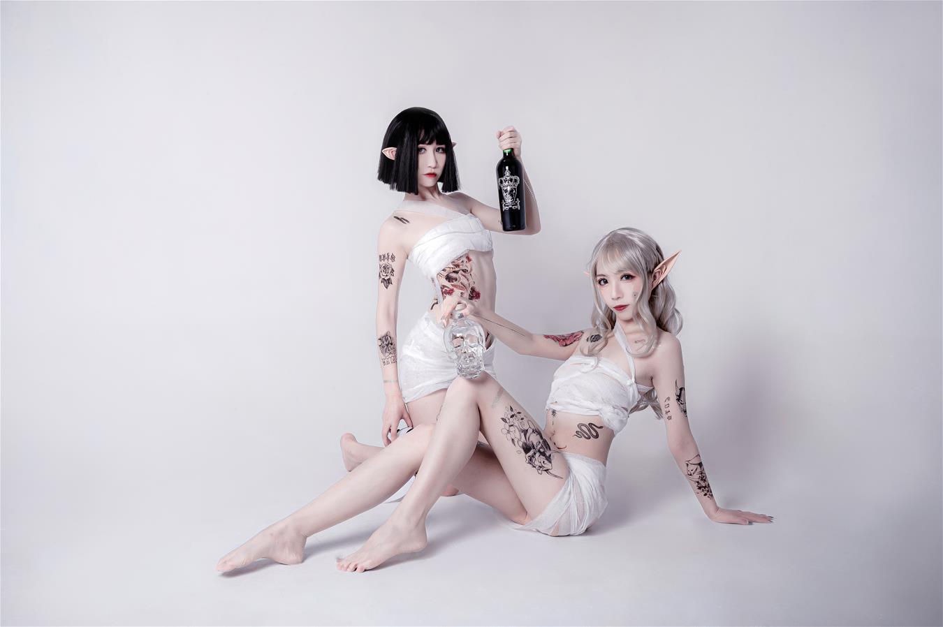 阮邑_Fairy 绑带和武士 [41P-401MB]