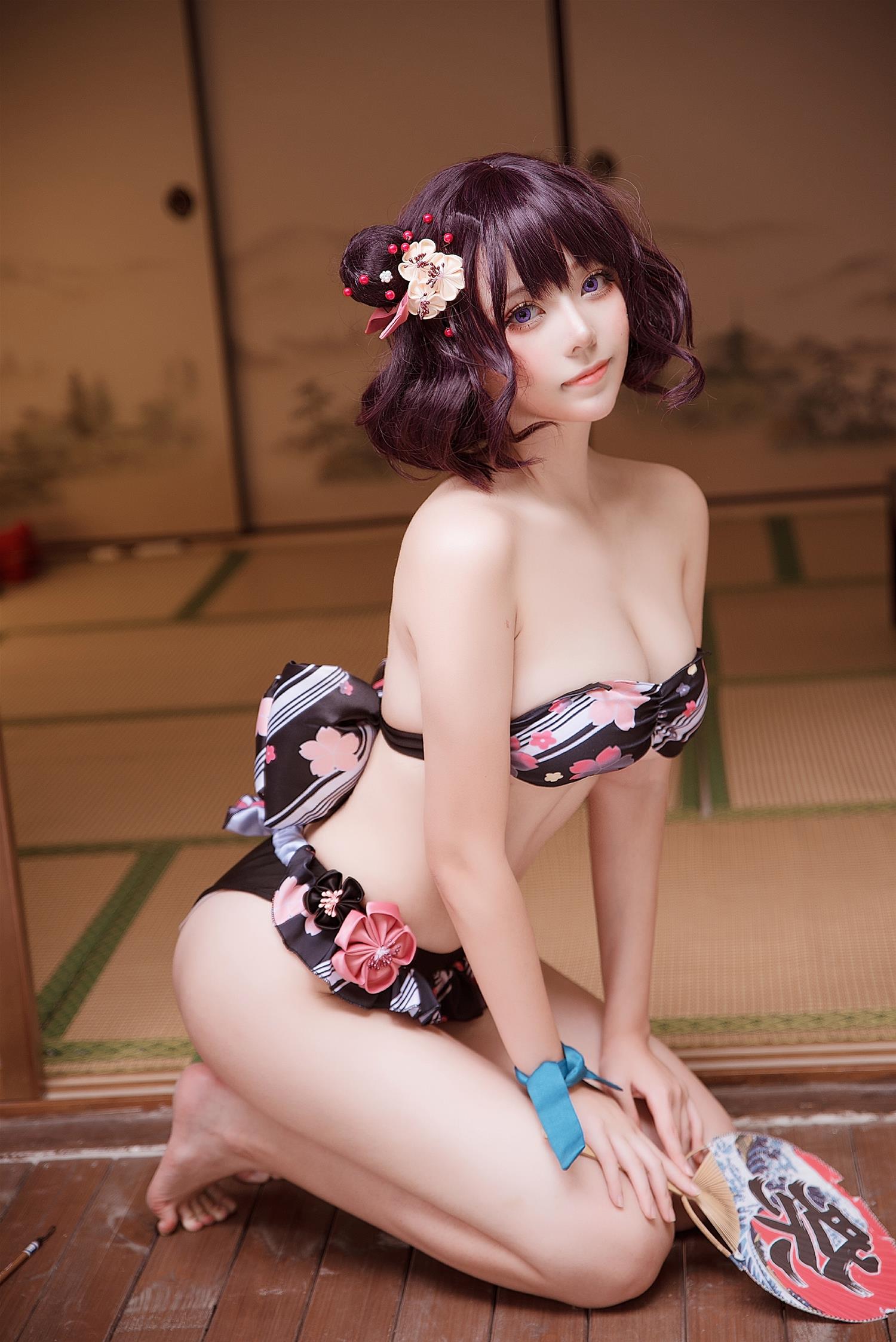 菌烨tako 葛飾北斎水着 [9P-65MB]