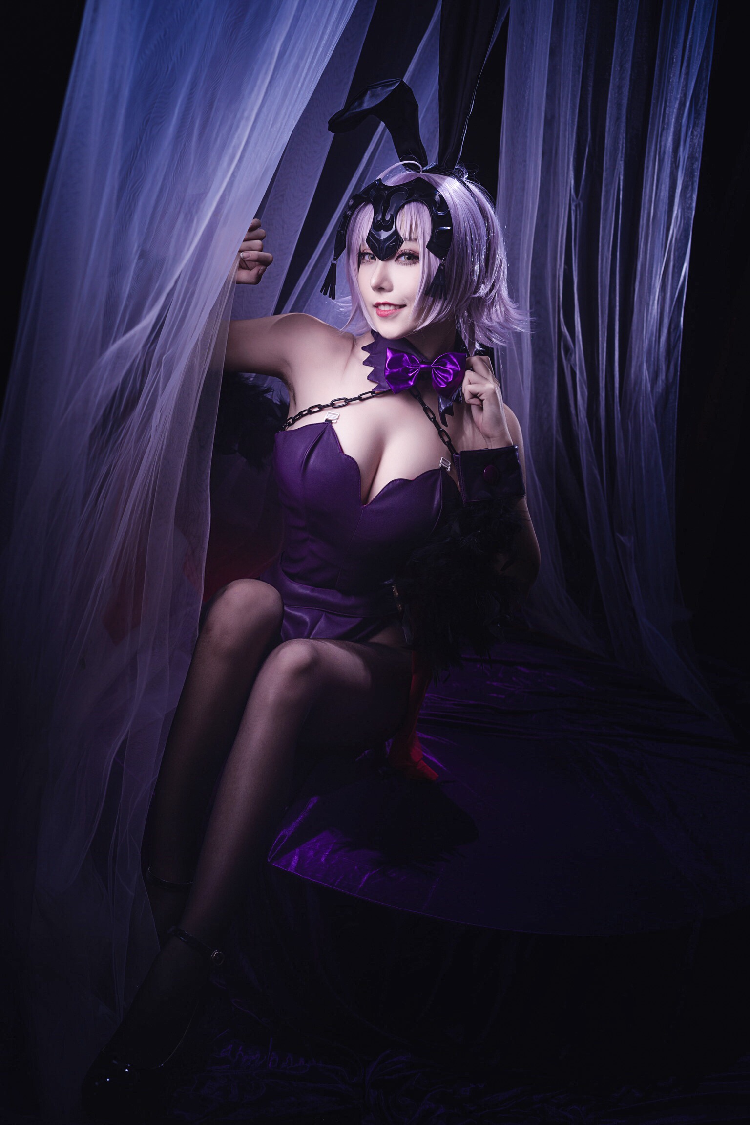 菌烨tako 黑贞德兔女郎Part1 [9P-4MB]