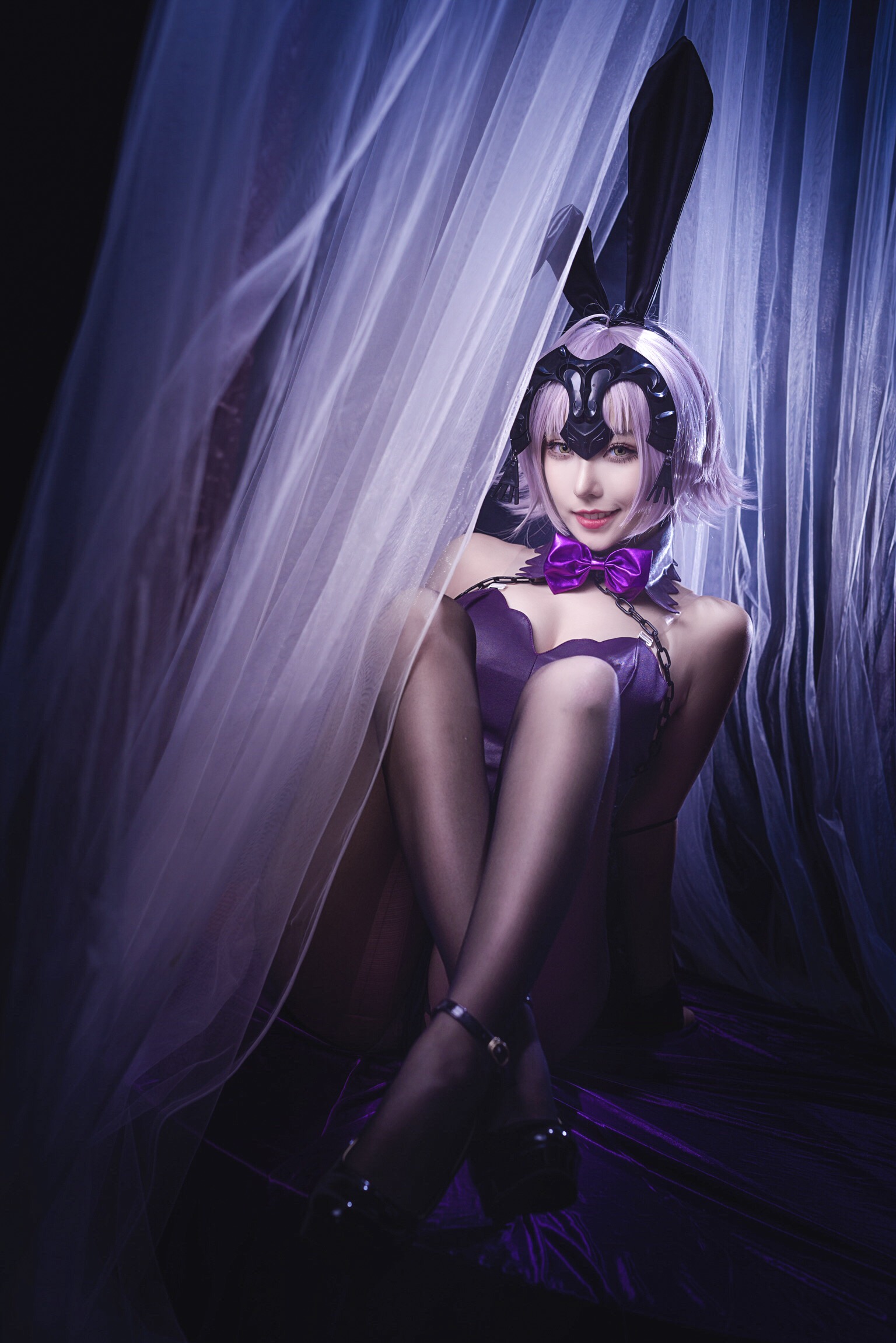 菌烨tako 黑贞德兔女郎Part1 [9P-4MB]